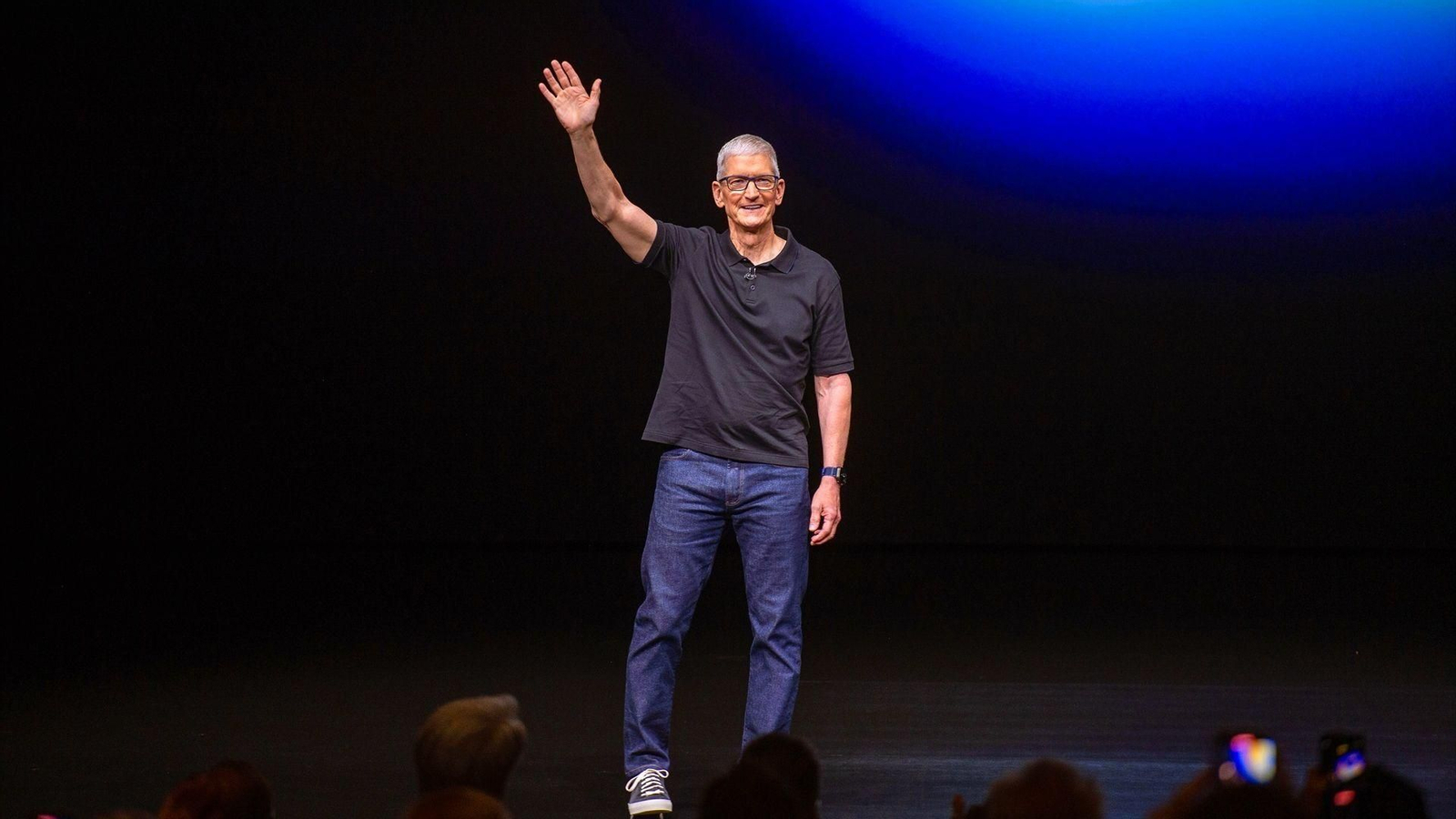 Tim Cook, en la presentación de los nuevos productos de Apple en septiembre.