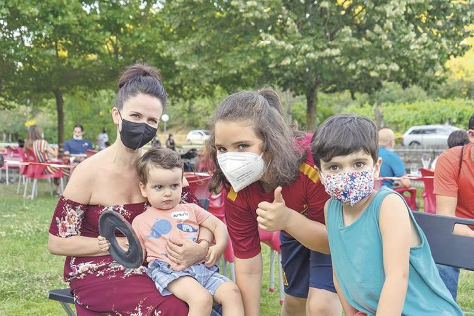 Iria, Victor, Mateo e Iván. (Miguel García)