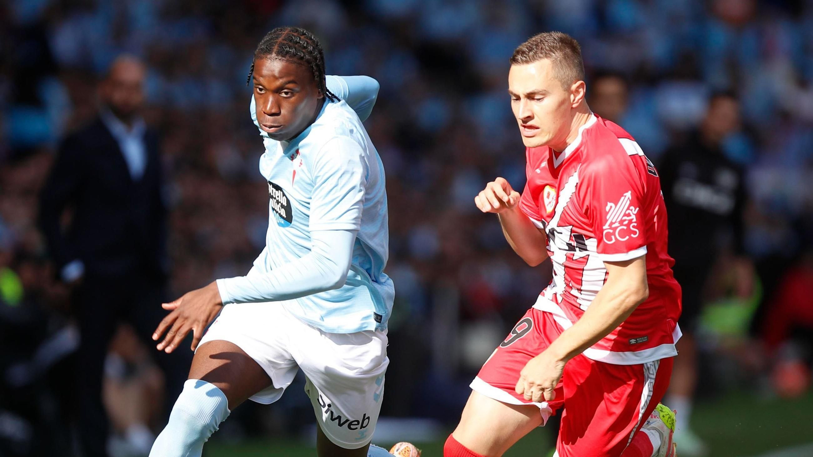 Ilaix Moriba con la camiseta del Celta la pasada temporada.