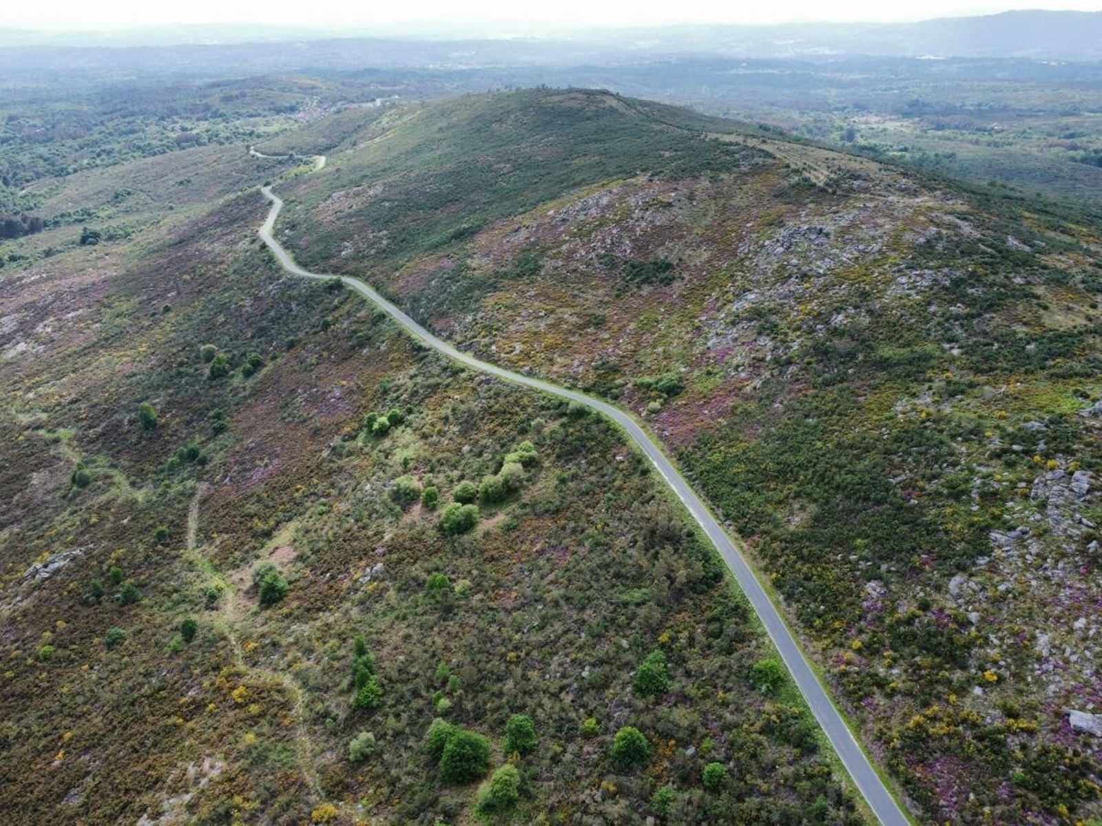A Serra Martiñá, en el Concello de San Cristovo de Cea.