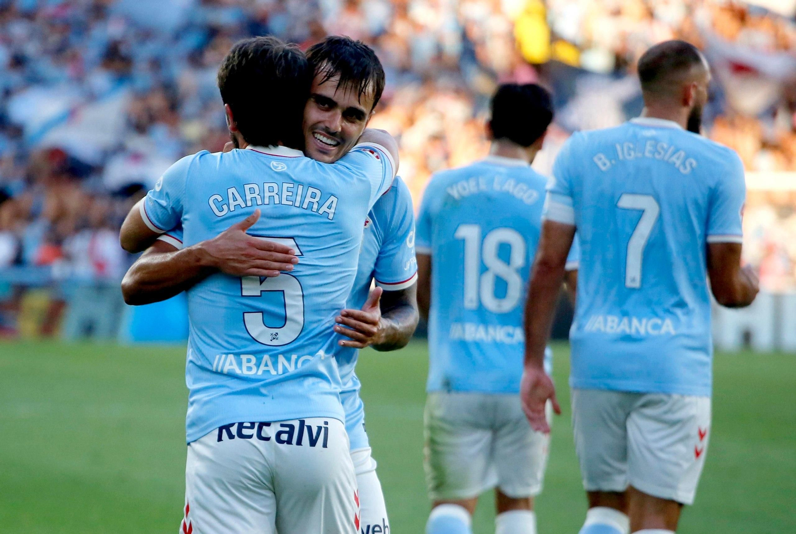 Galería | El partido entre Celta y Racing de Santander, en imágenes