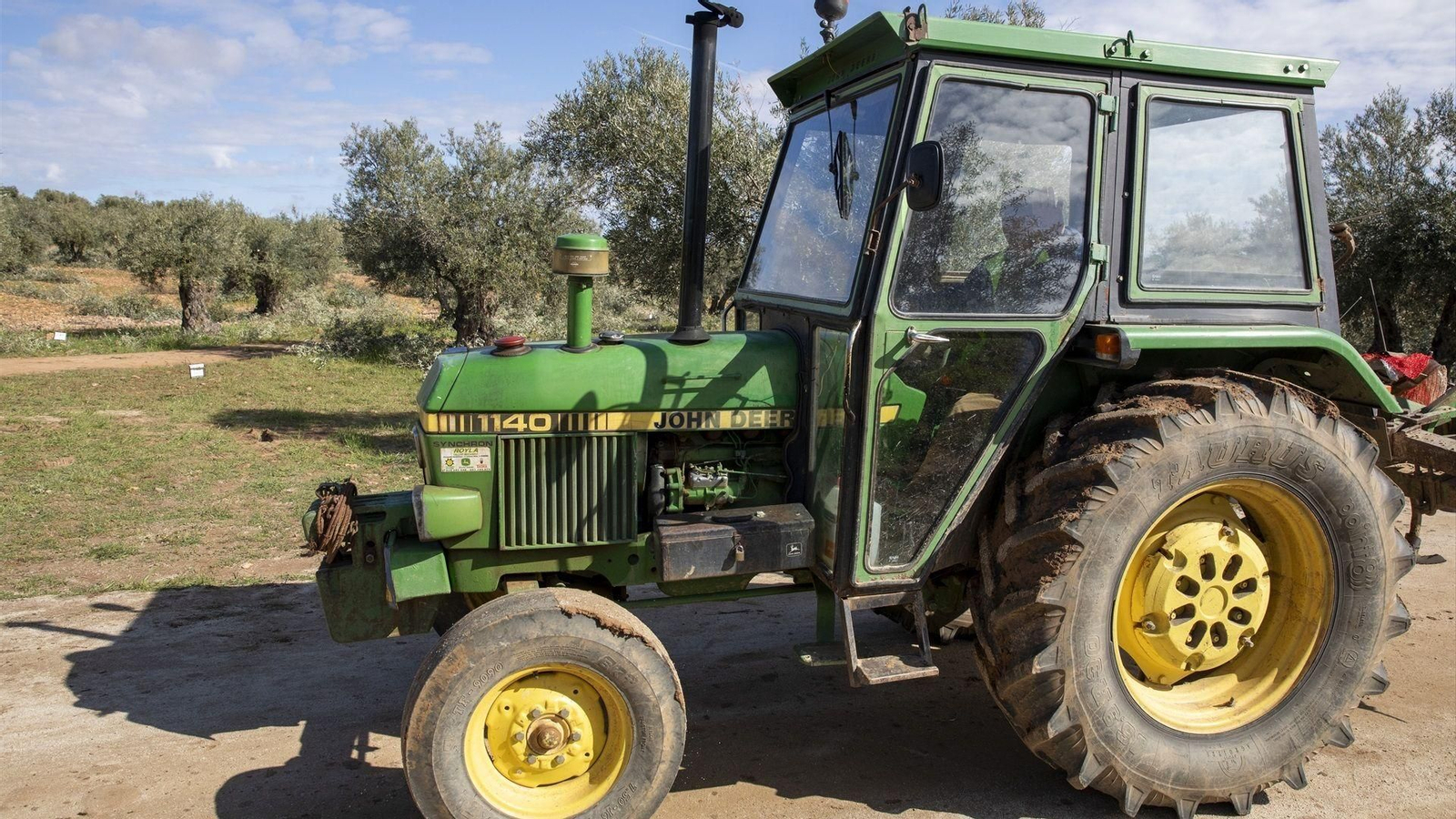 Imagen de archivo de un tractor.