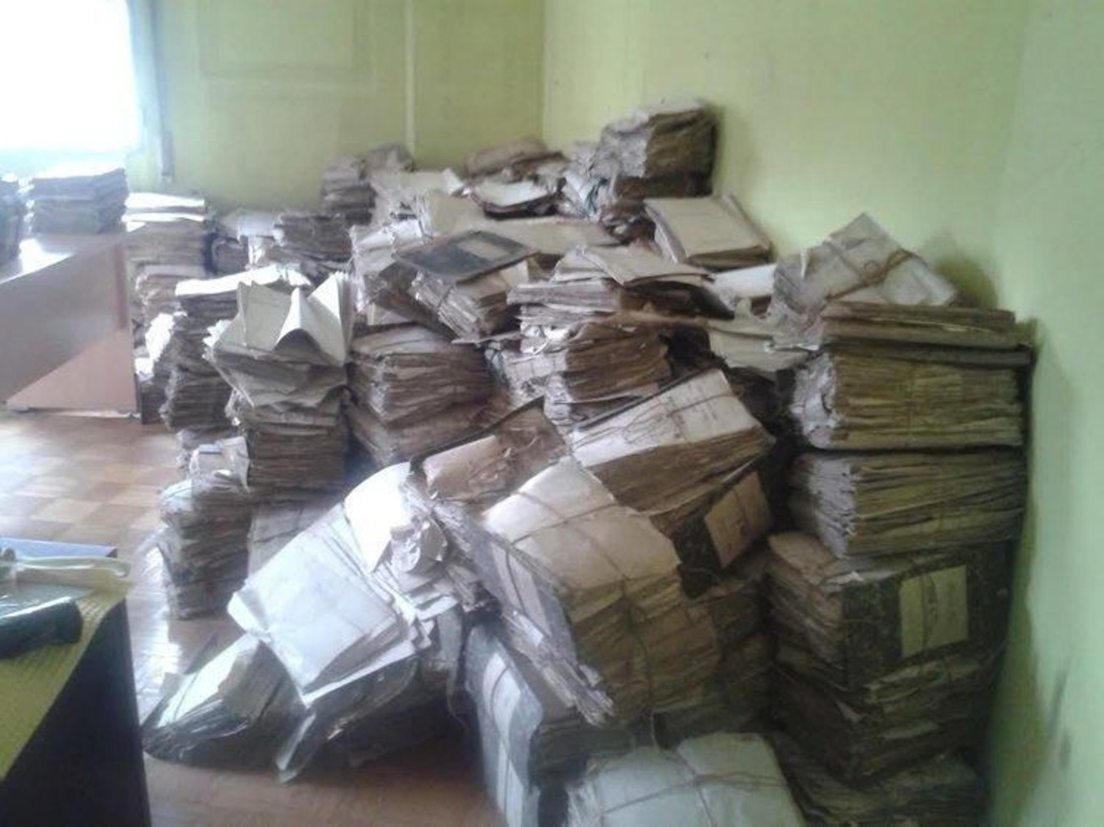 Arquivos desordenados da Audiencia