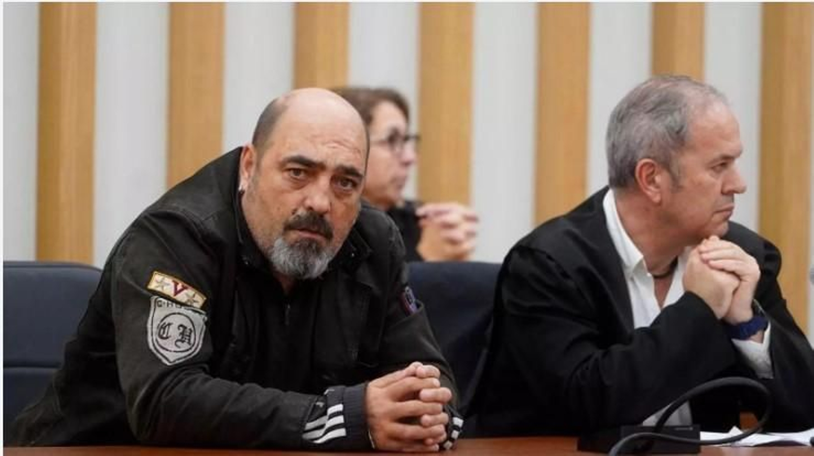 El condenado por el crimen de Coia, durante el juicio.