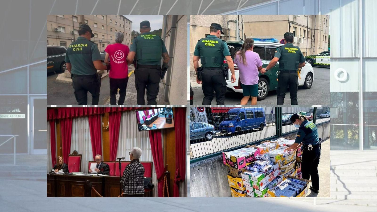 Distintas detenciones, juicios e incautaciones en la provincia de Ourense durante el año 2026