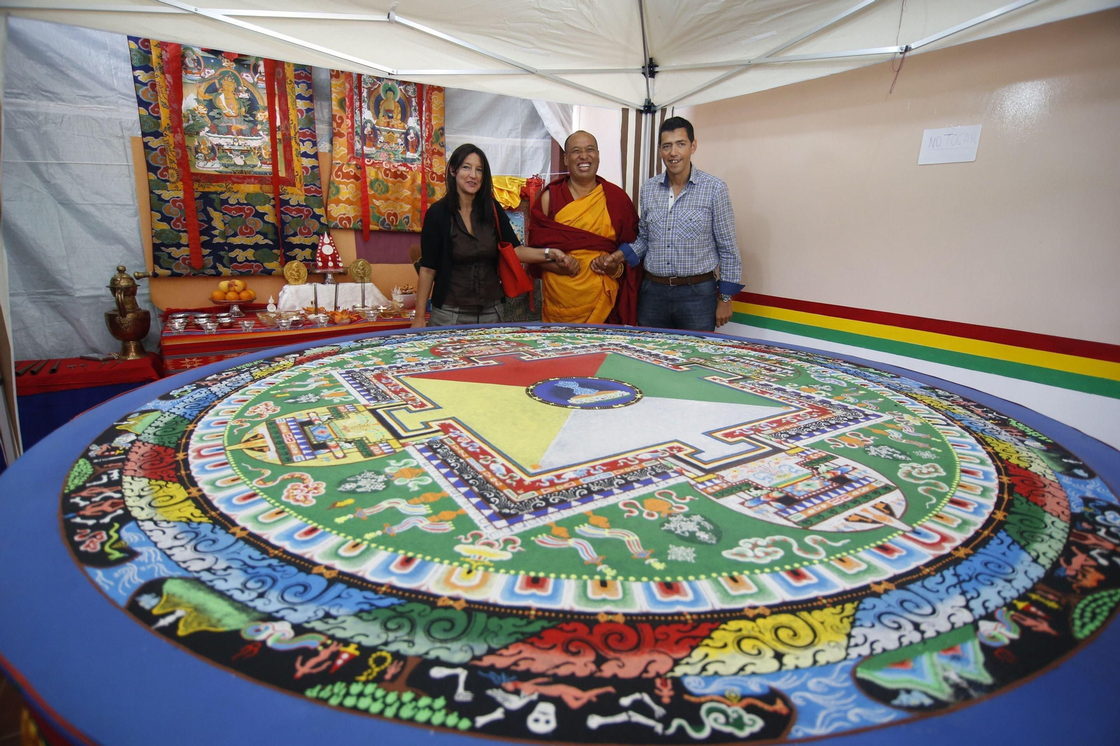 Inauguración do templo budista en Ventoselo