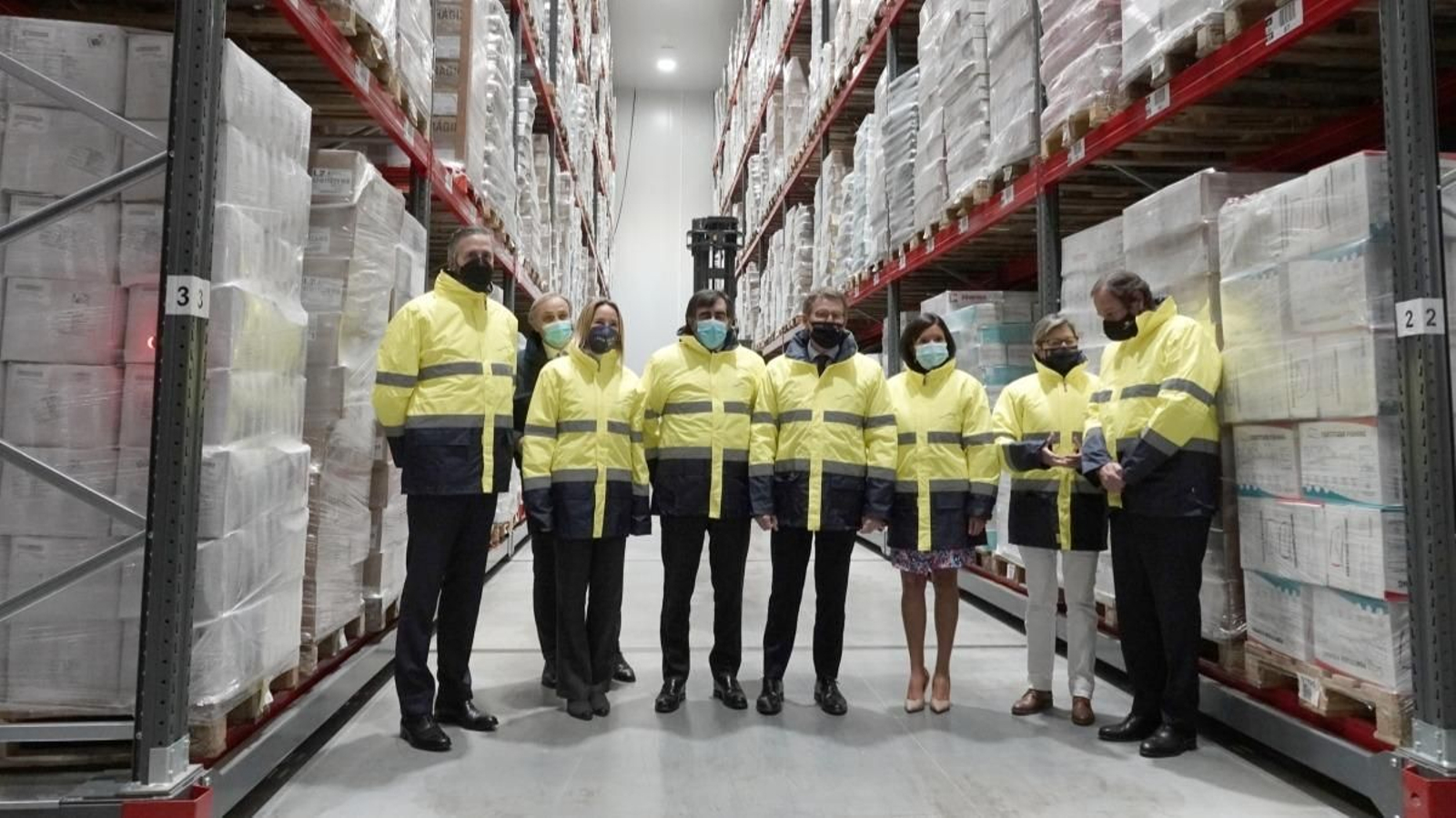 Feijóo visitó las instalaciones junto a Quintana, Arévalo y Fernández-Tapias.