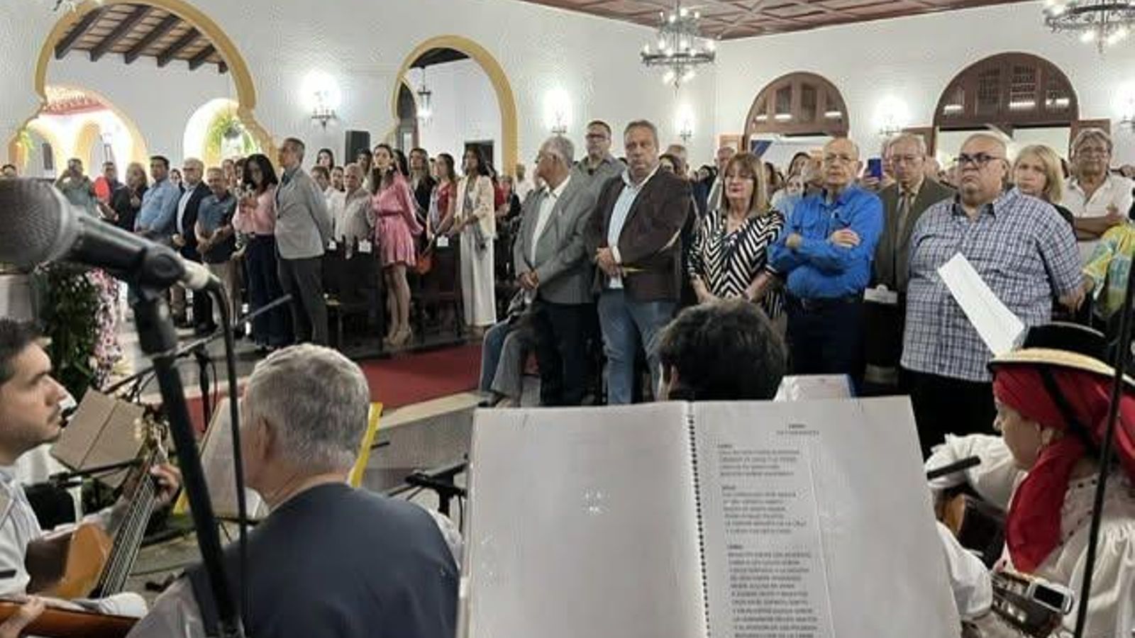 Un momento de la conmemoración