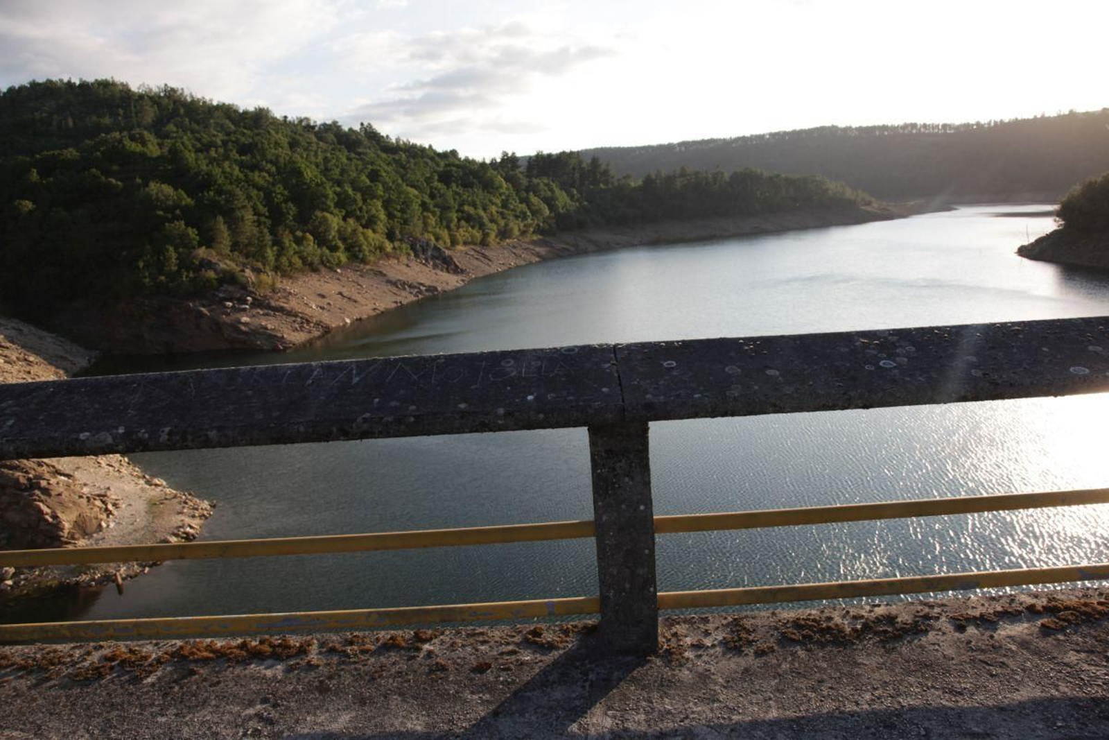 El embalse de Albarellos, epicentro de la futura central de bombeo.