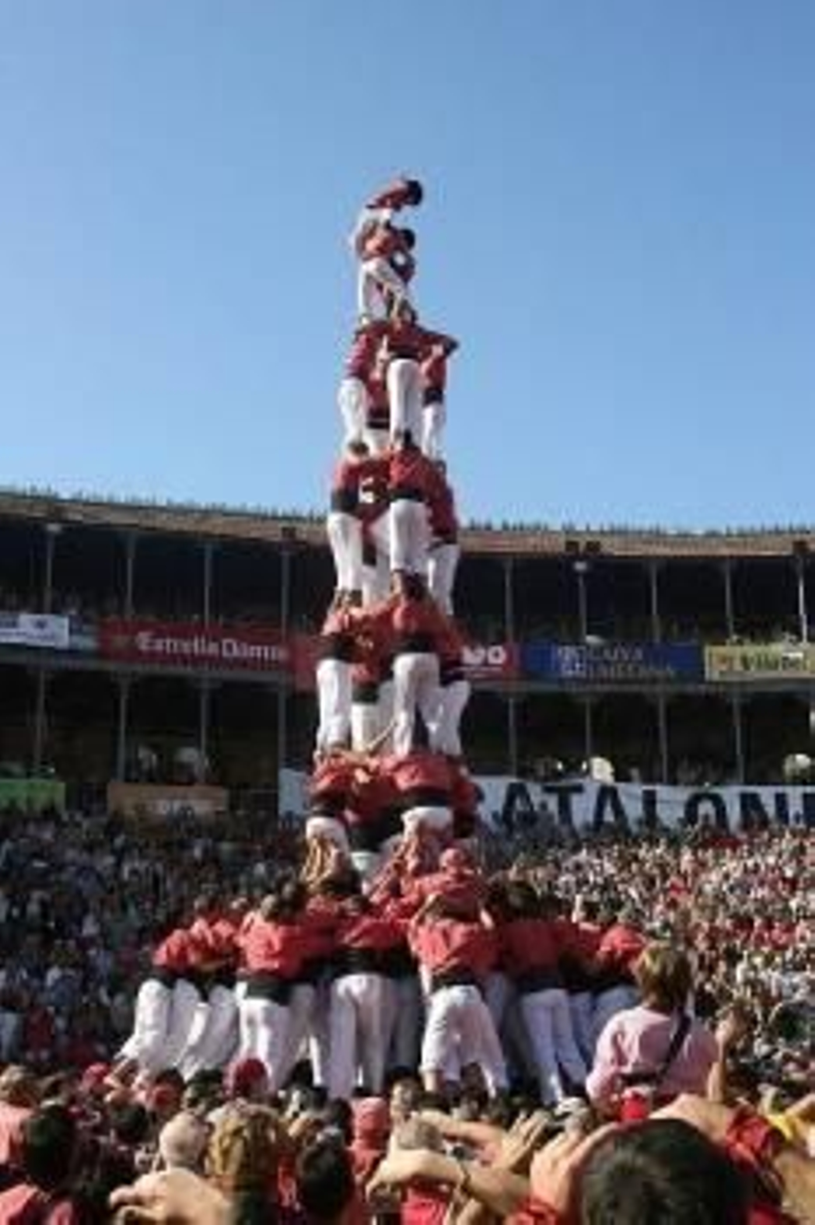 Concurso de Castellers en Tarragona