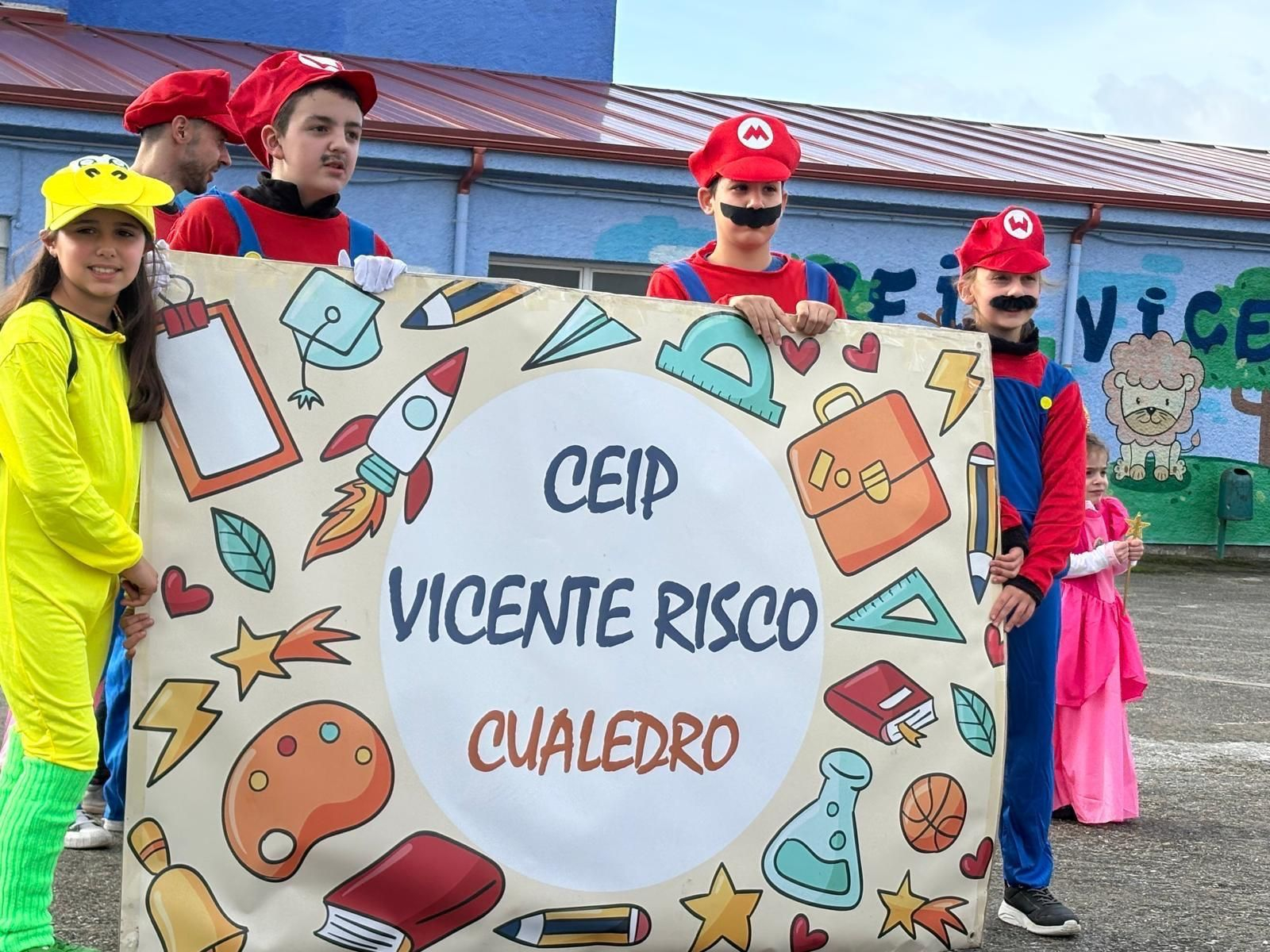 O Entroido no colexio Vicente Risco de Cualedro