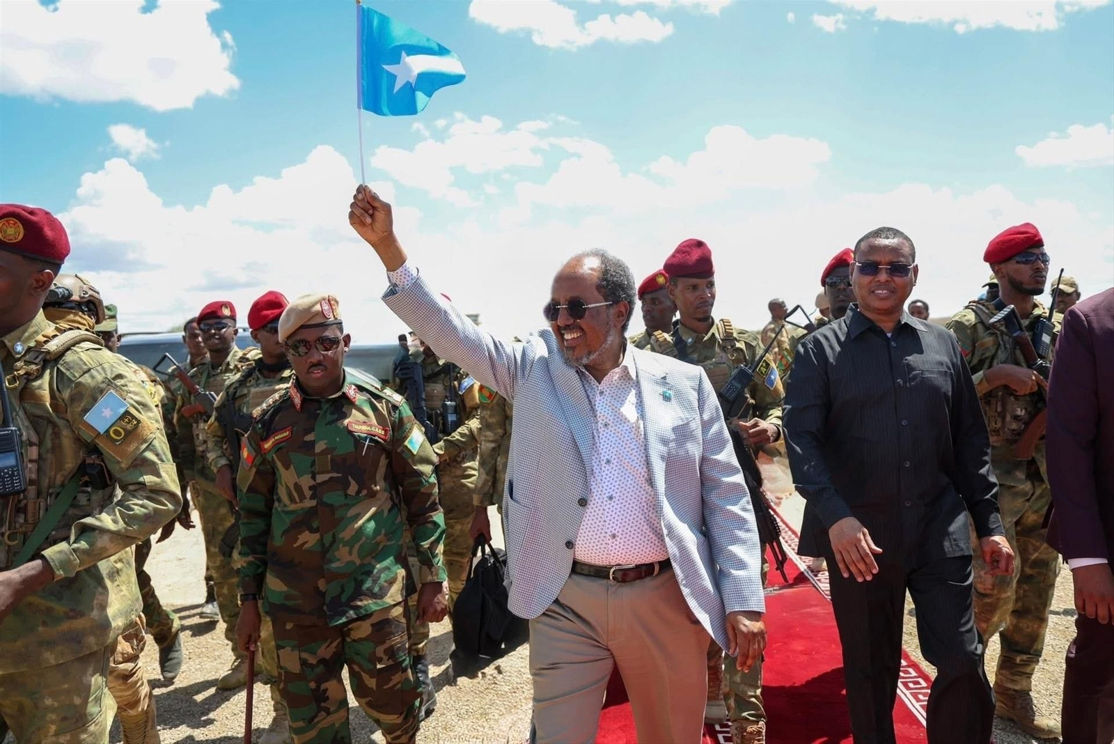 El presidente de Somalia