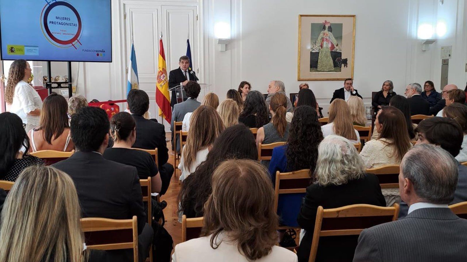 El embajador de España en Argentina durante su intervención