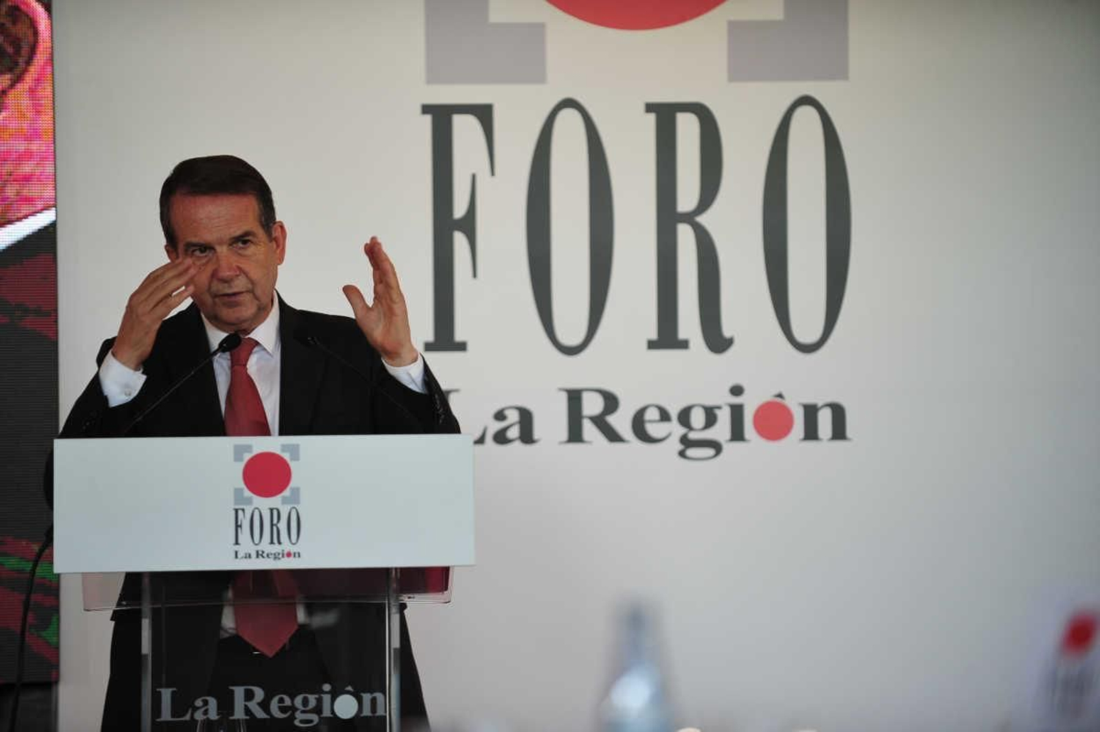 ALLARIZ 19/09/2019.- Foro La Región con David Regades, director general de Zona Franca de Vigo. Abel Caballero, alcalde de Vigo. José Paz