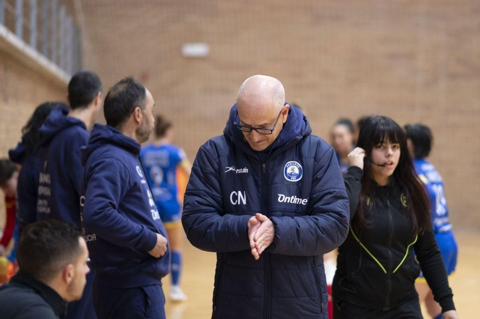 Carlos Navarro se frotaba las manos antes del partido en Cea ante el Roldán, saldado con un empate.