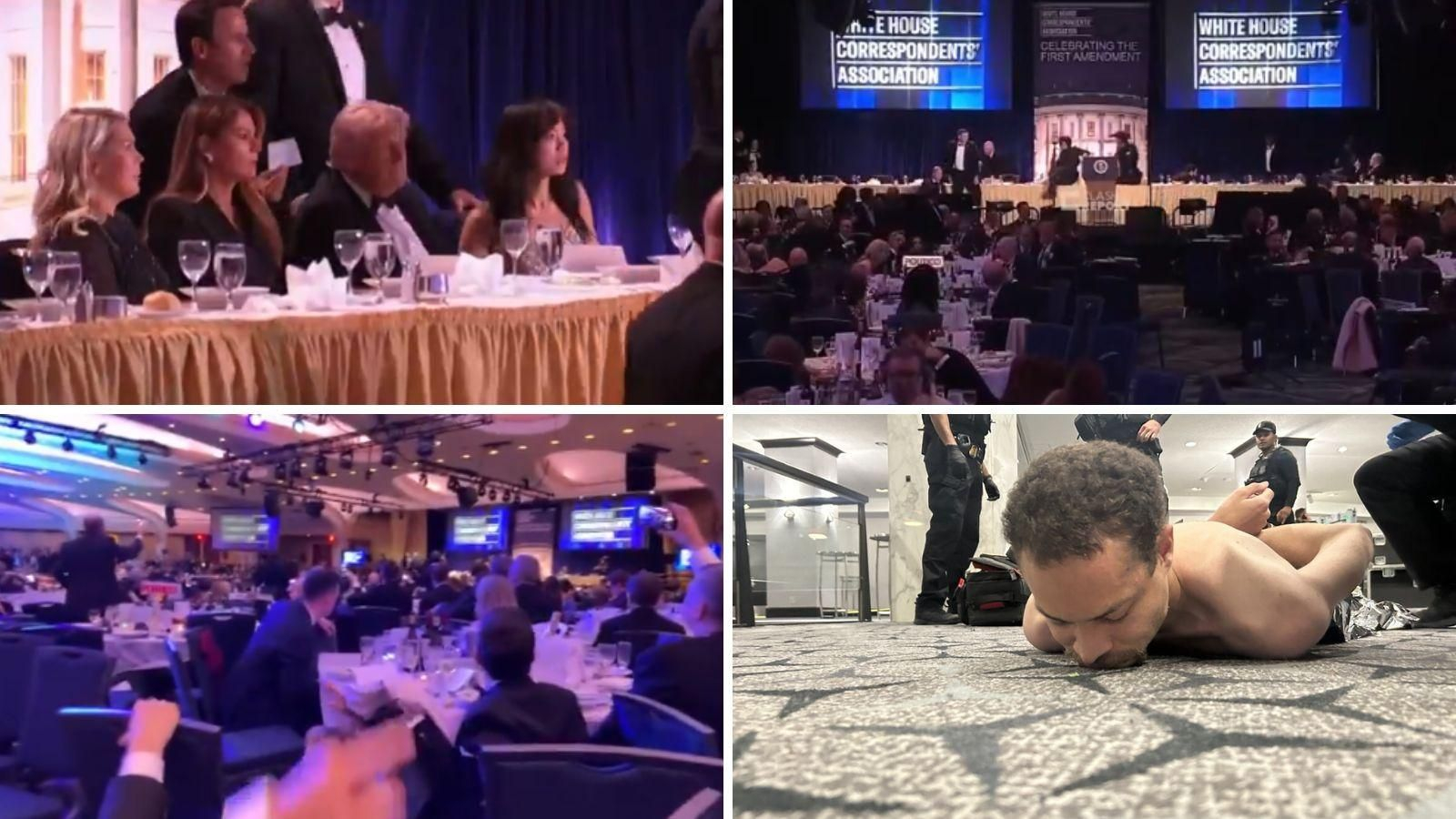 El presidente de Estados Unidos, Donald Trump, fue evacuado junto a su equipo durante la Cena de Corresponsales en Washington tras un intento de ataque con armas de fuego.