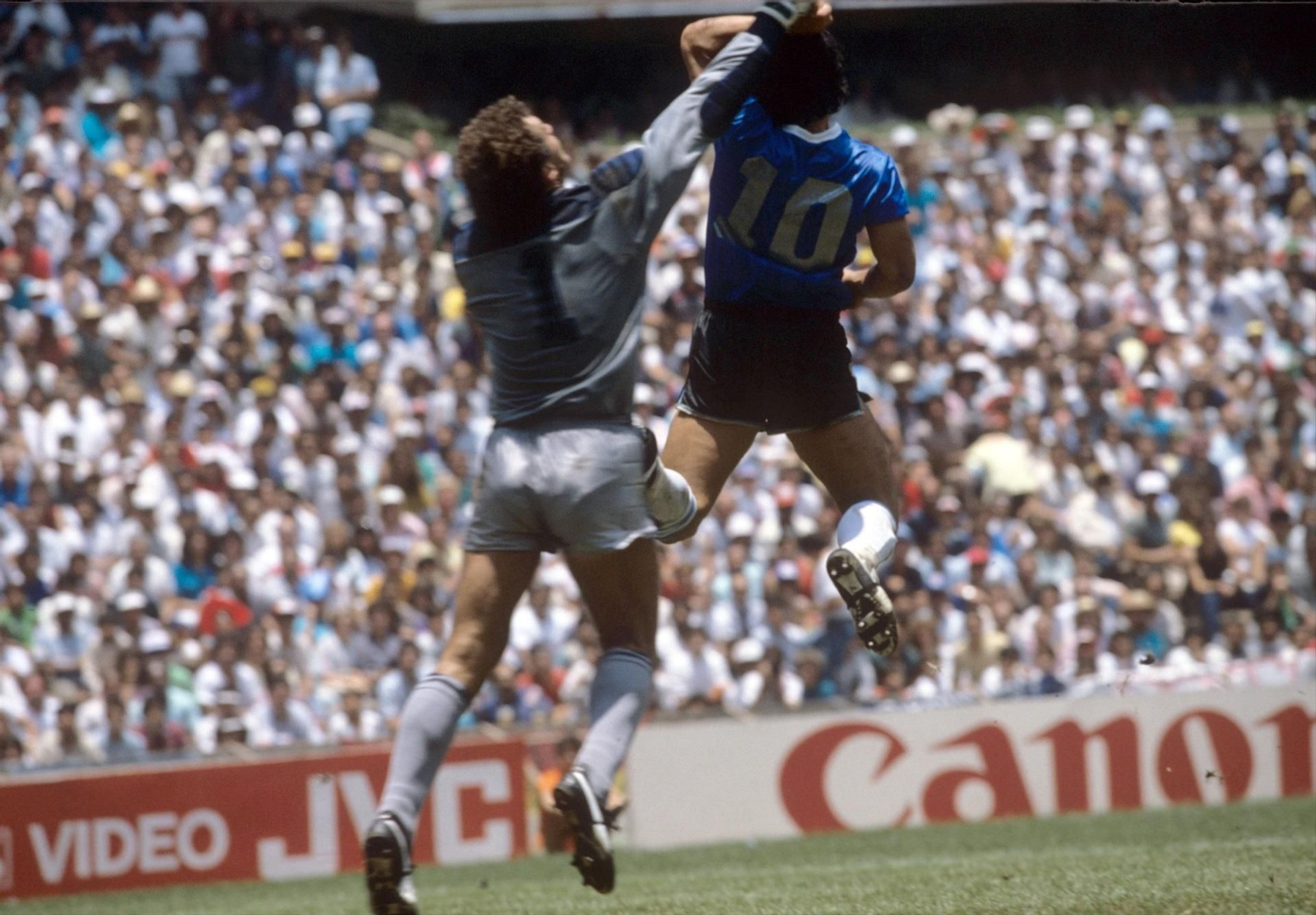 Maradona, la mano de dios en el mundial de México en 1986