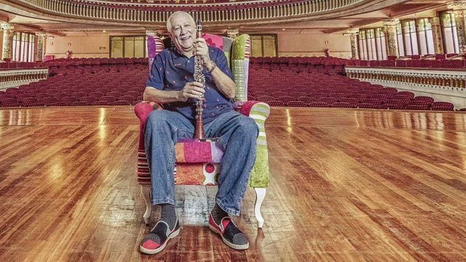 Paquito D´Rivera sobre el escenario.