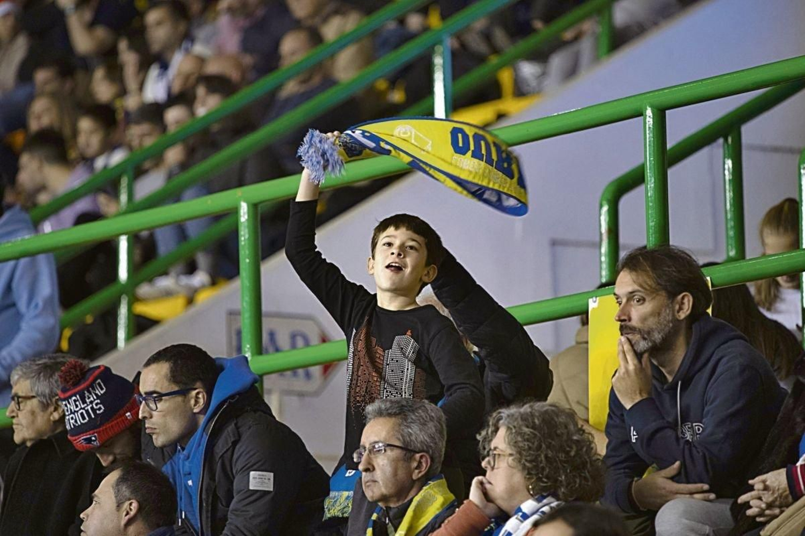 Aficionados cobistas en el Pazo. (Óscar Pinal).