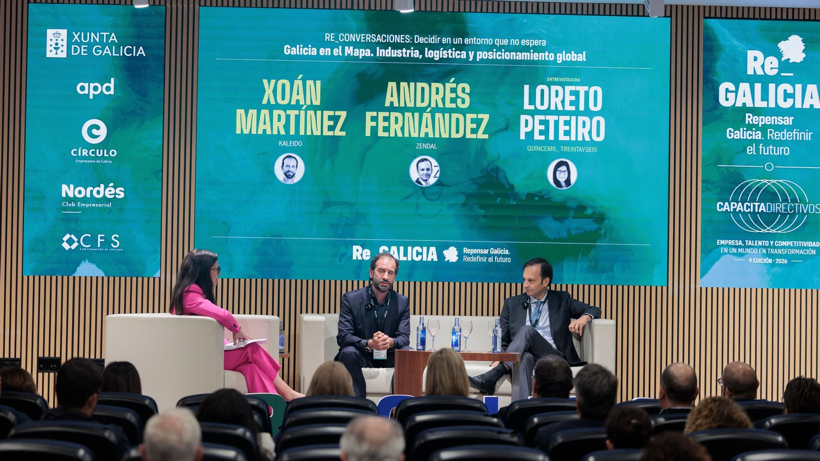 Una de las ponencias de Repensar Galicia con los CEO de Kaleido y Zendal.