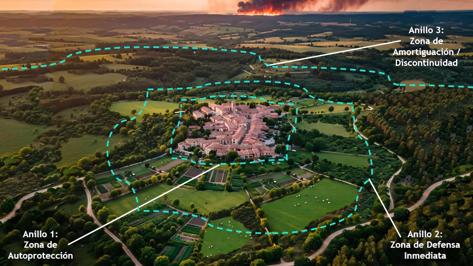 “Anillos de protección”: así divide el territorio este enfoque innovador