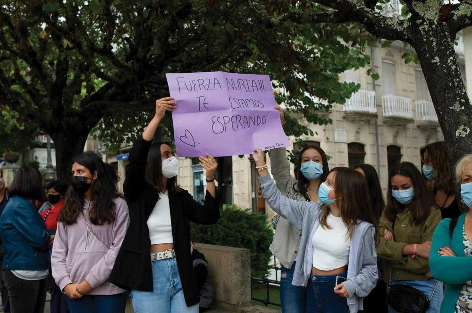 Concentración en O Carballiño para pedir justicia para Nuria (M.P).