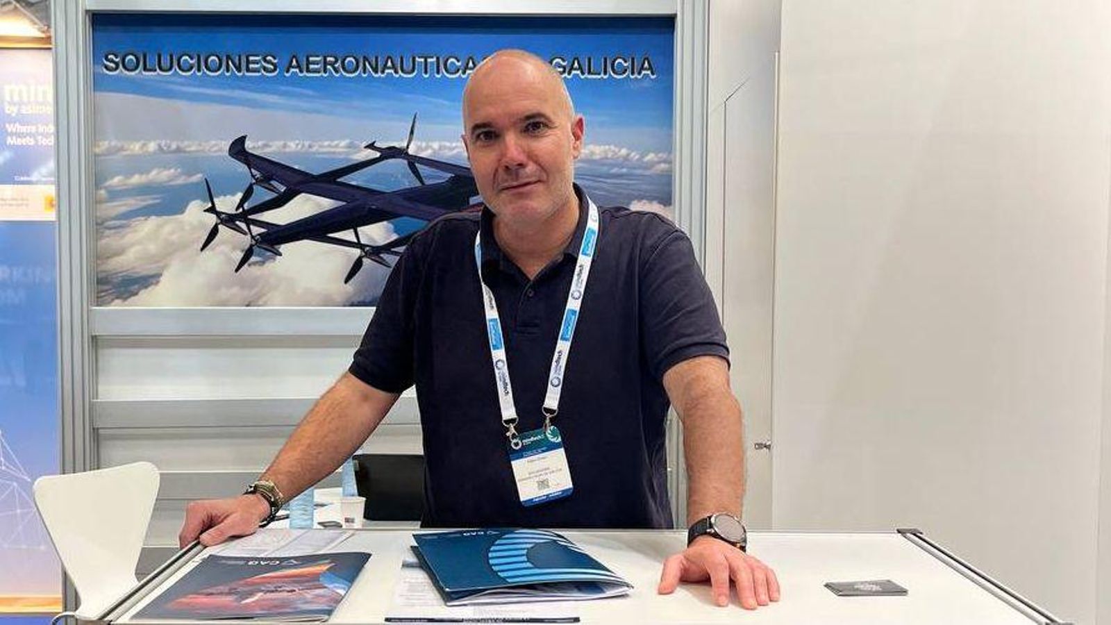 Pedro Outón, de Soluciones Aeronáuticas Gallegas.