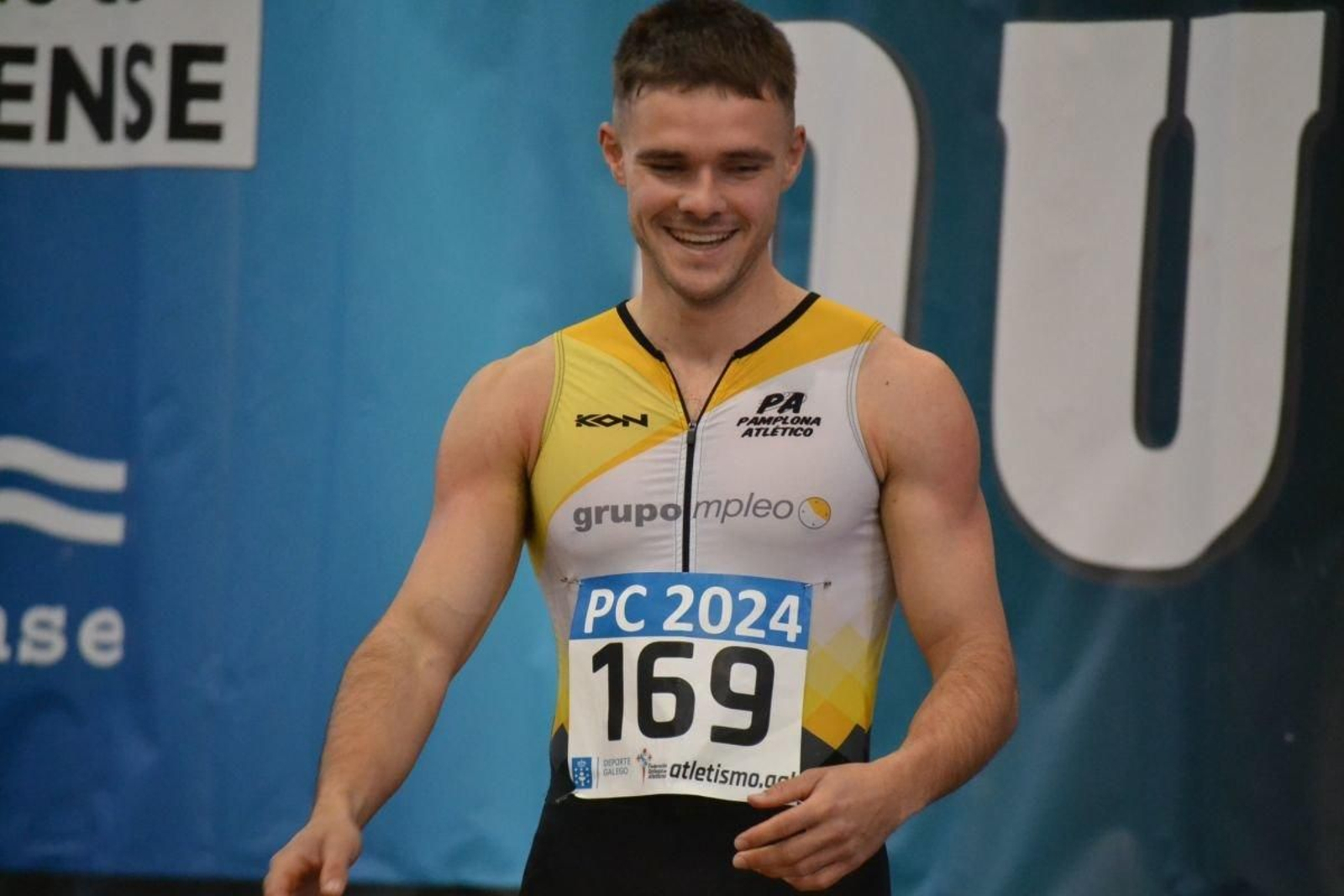 Jacobo Soler se clasificó para la final de 400 metros en Ourense con récord de Galicia.