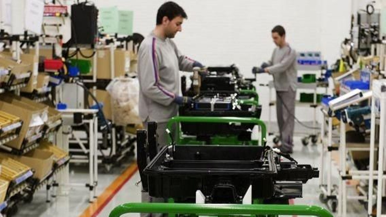 PSA Vigo cuenta con un taller de montaje de baterías.