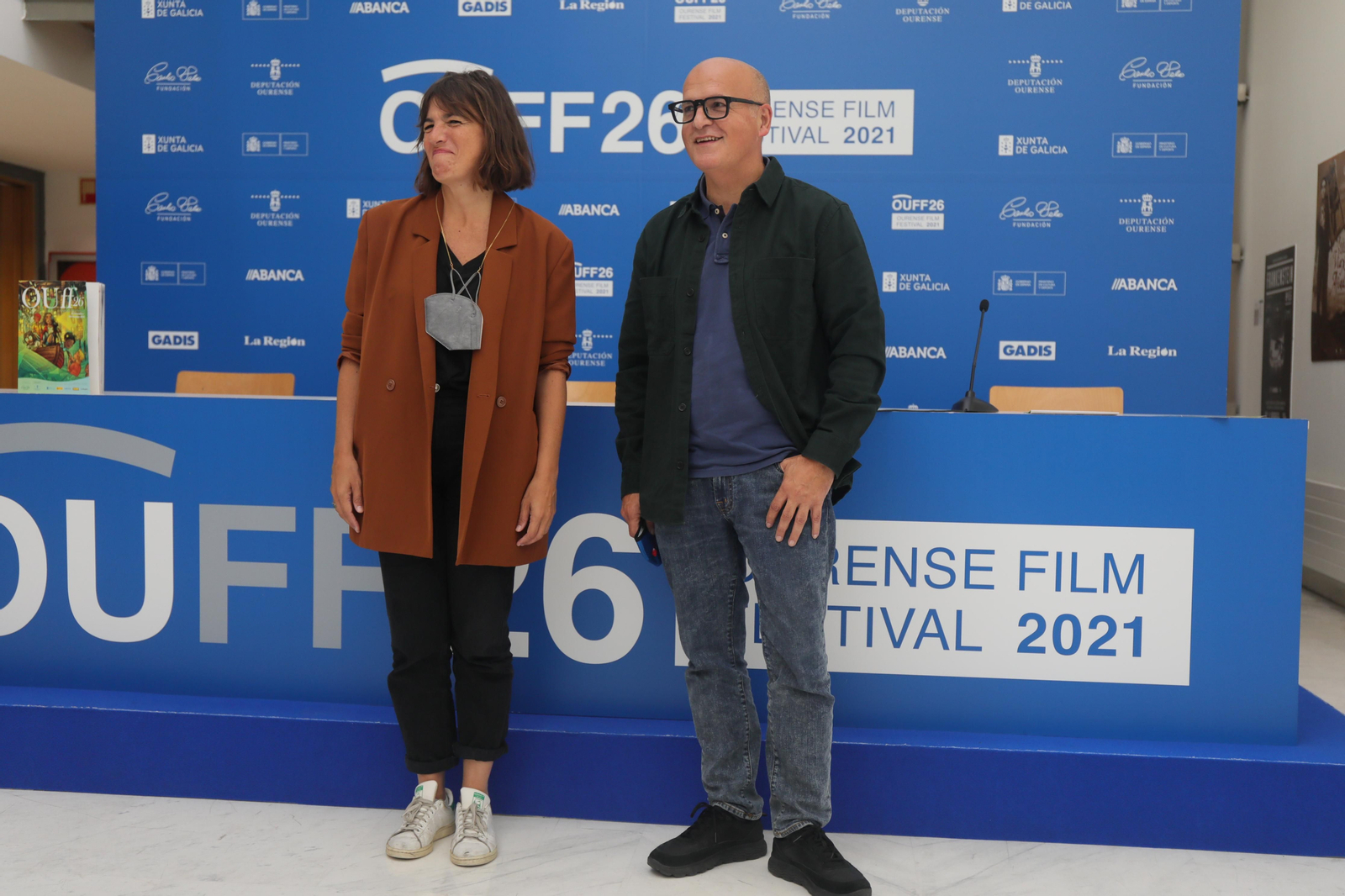 OURENSE 29/09/2021.- Lucía Moniz, actriz de la película Listen. José Paz