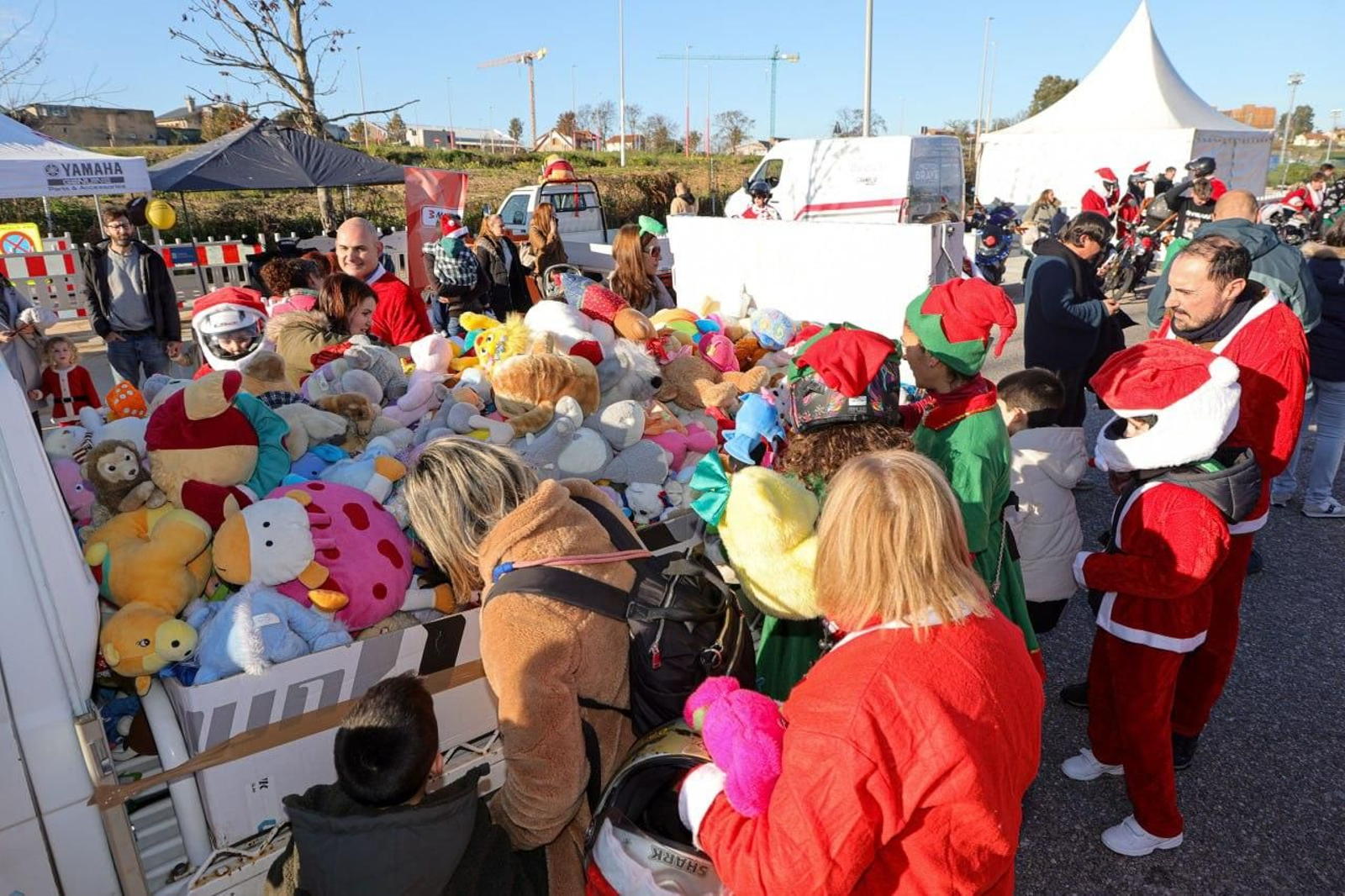 Galería | Los papanoeles moteros toman Vigo