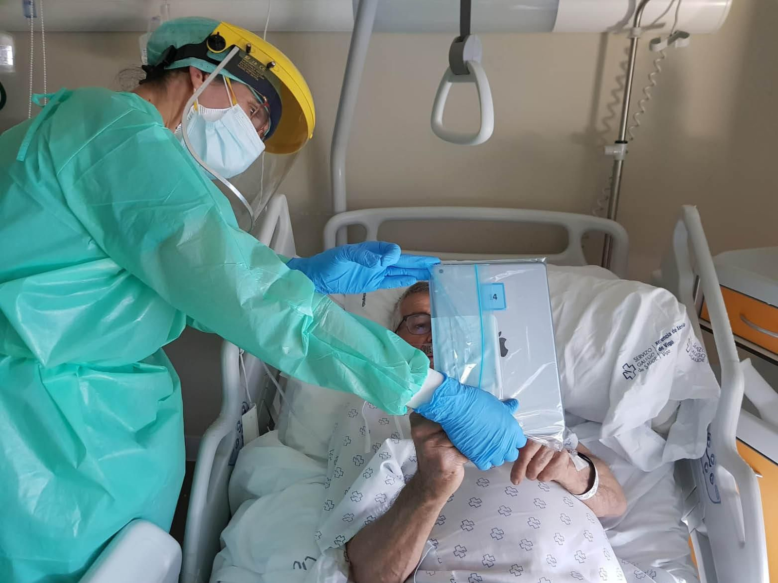 El Cunqueiro acababa de ampliar las camas covid en previsión de un aumento de enfermos.