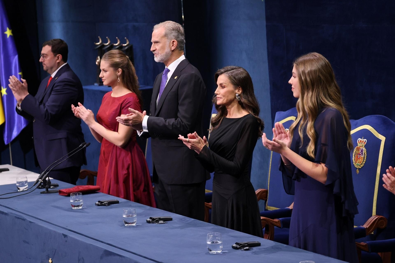 Galería | Jóvenes, democracia y un mensaje de unión; los temas que protagonizan la ceremonia de los Premios Princesa de Asturias