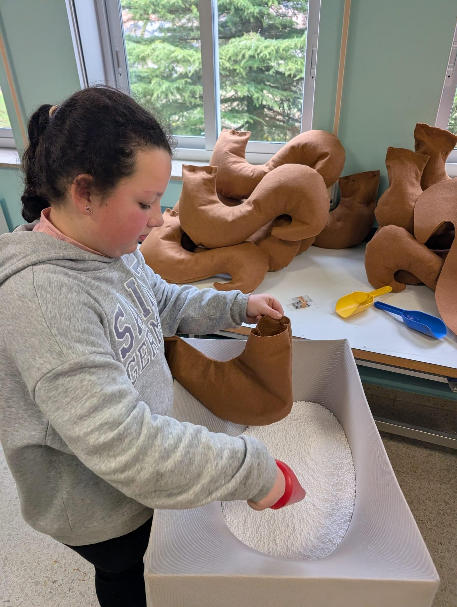 O Entroido no colexio de Sarreaus