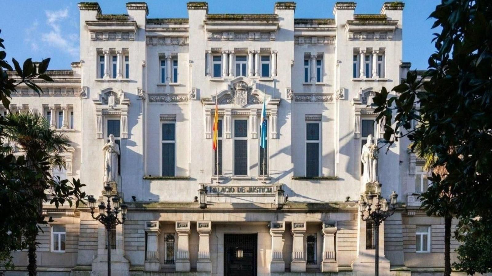 Fachada del Tribunal Superior de Xustiza de Galicia