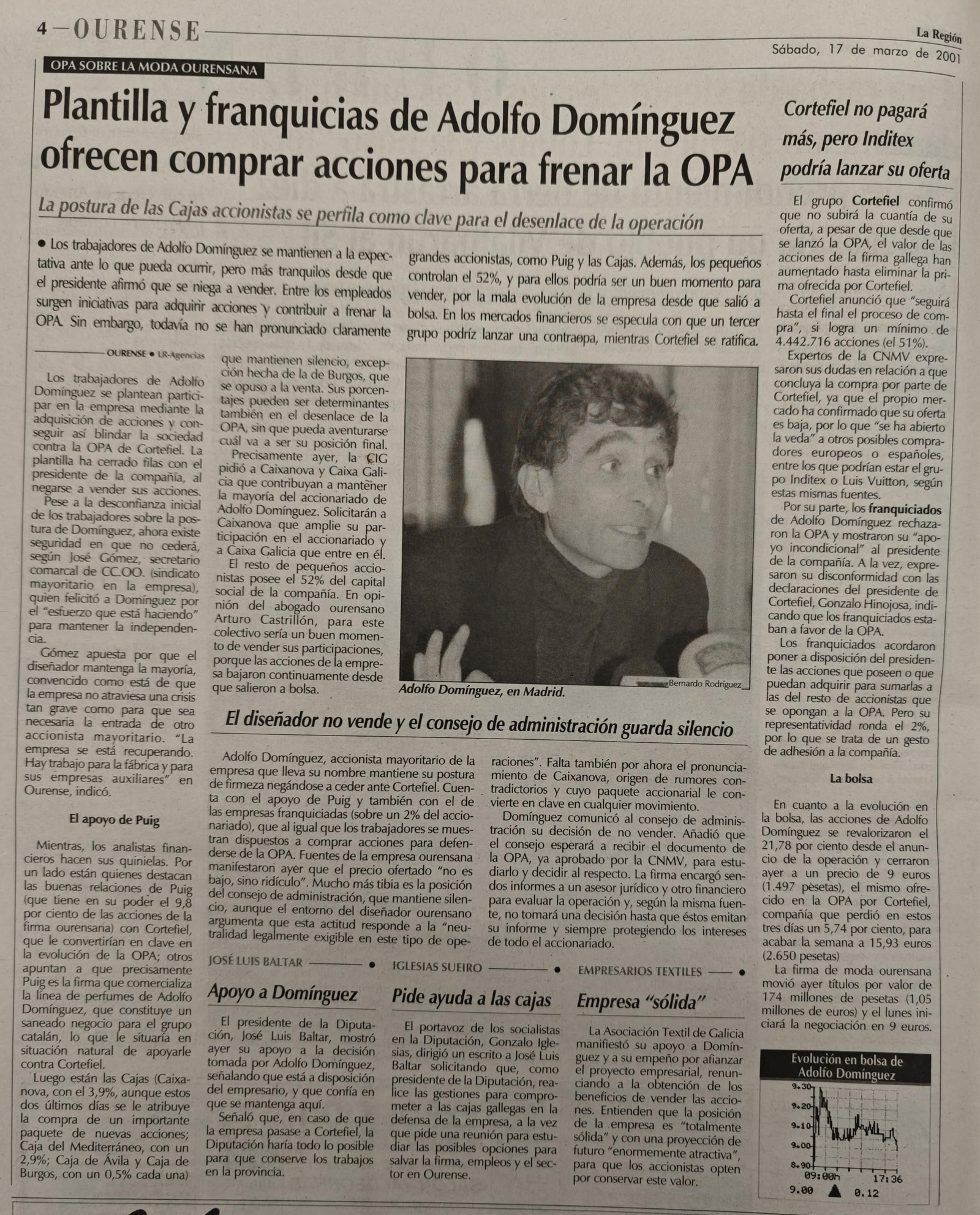 17 de marzo de 2001.