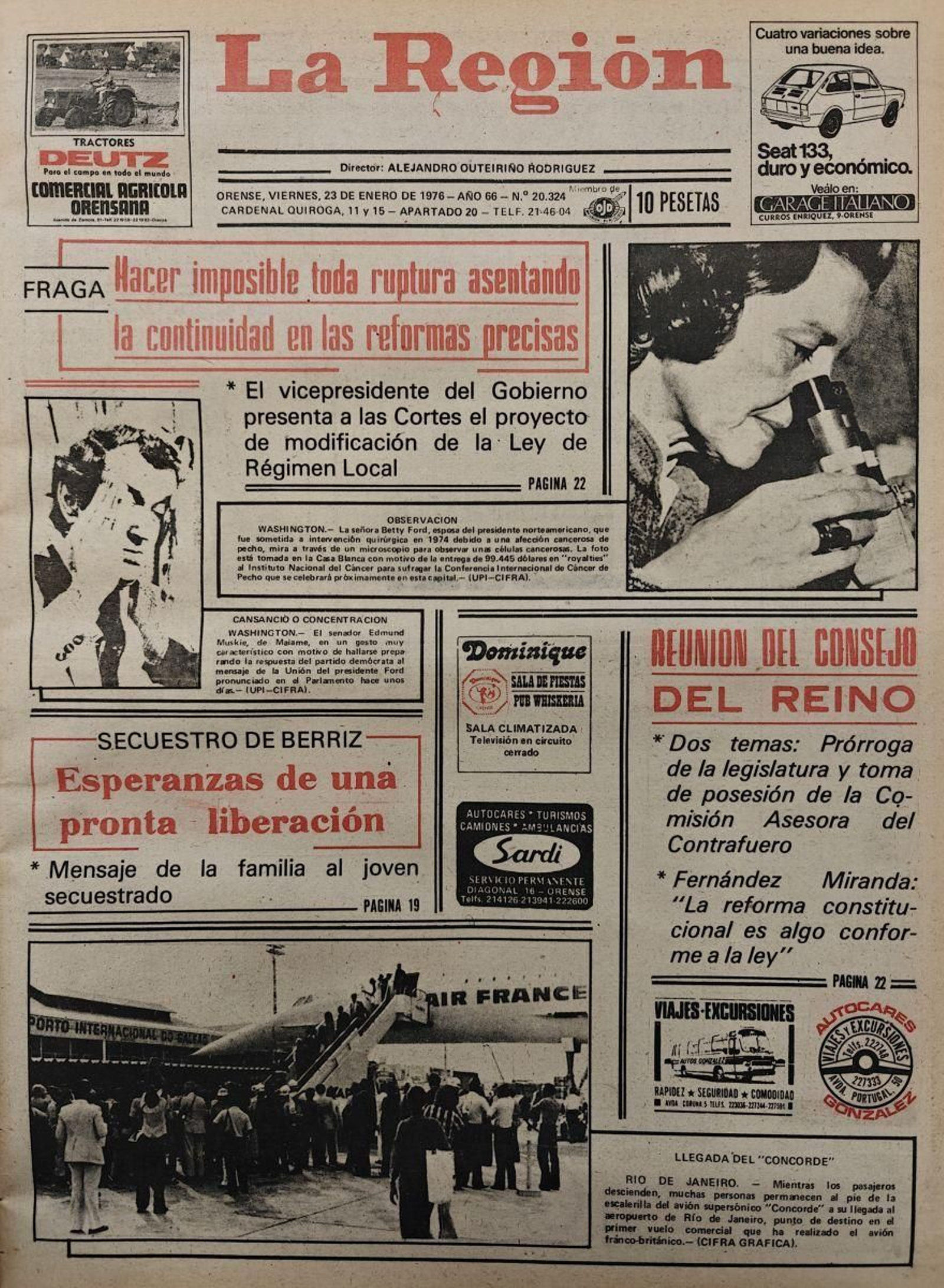 La portada.