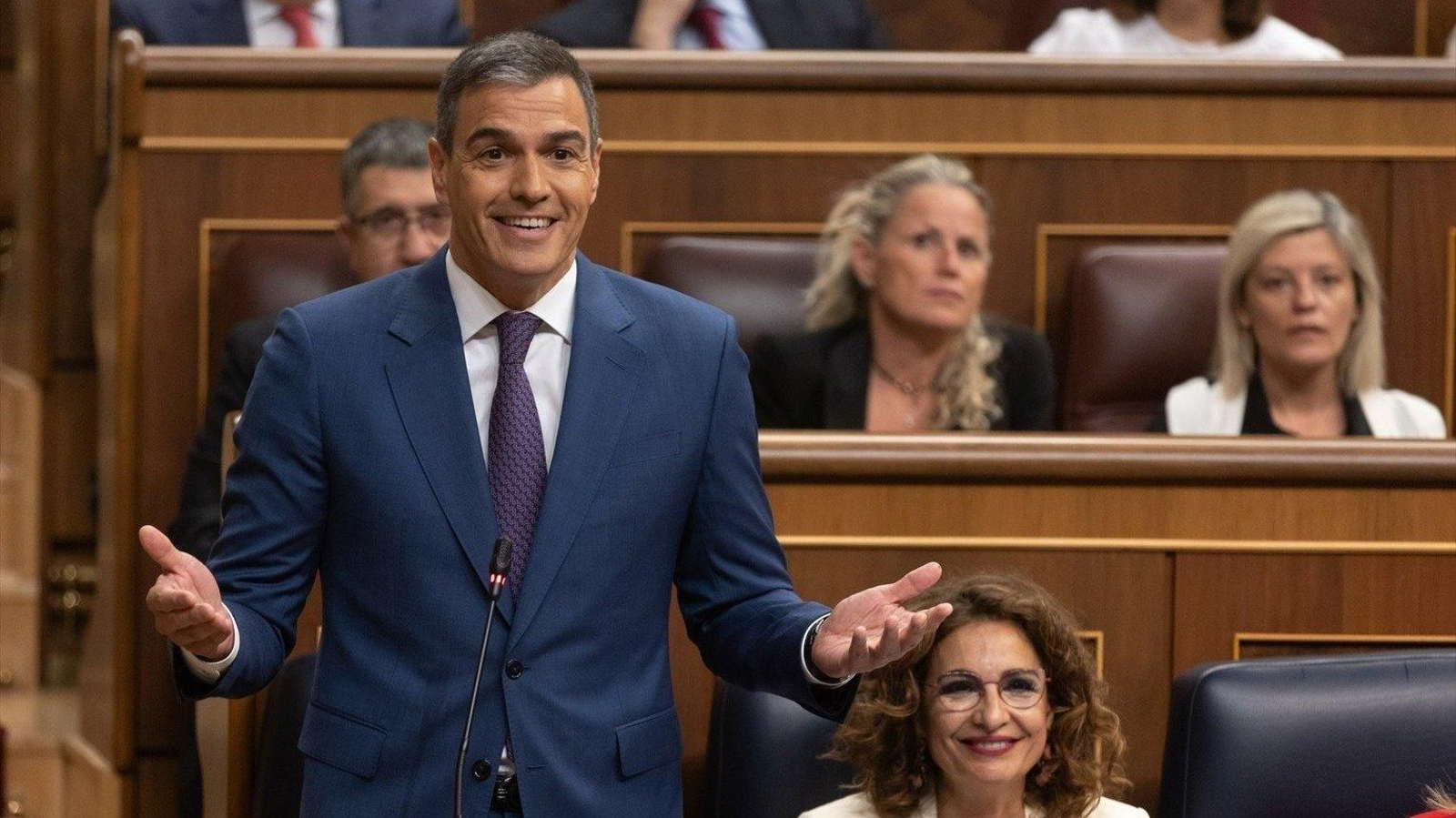 Sánchez responde en el Congreso por sus planes tras las investigaciones a su entorno