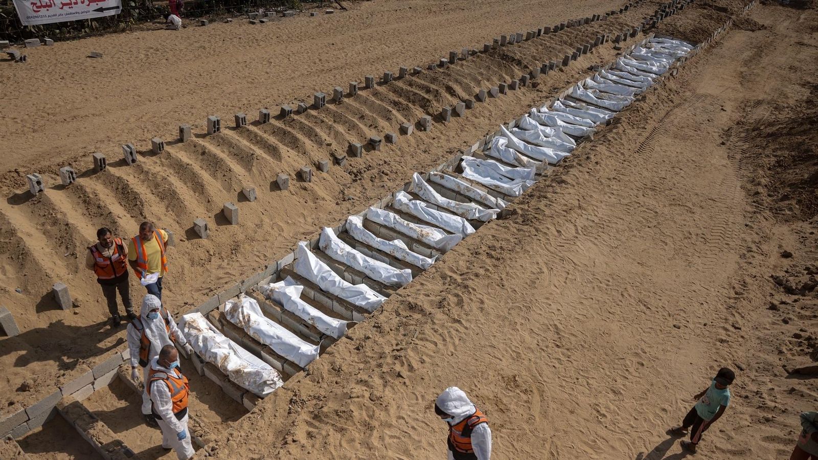 Cadáveres en Palestina