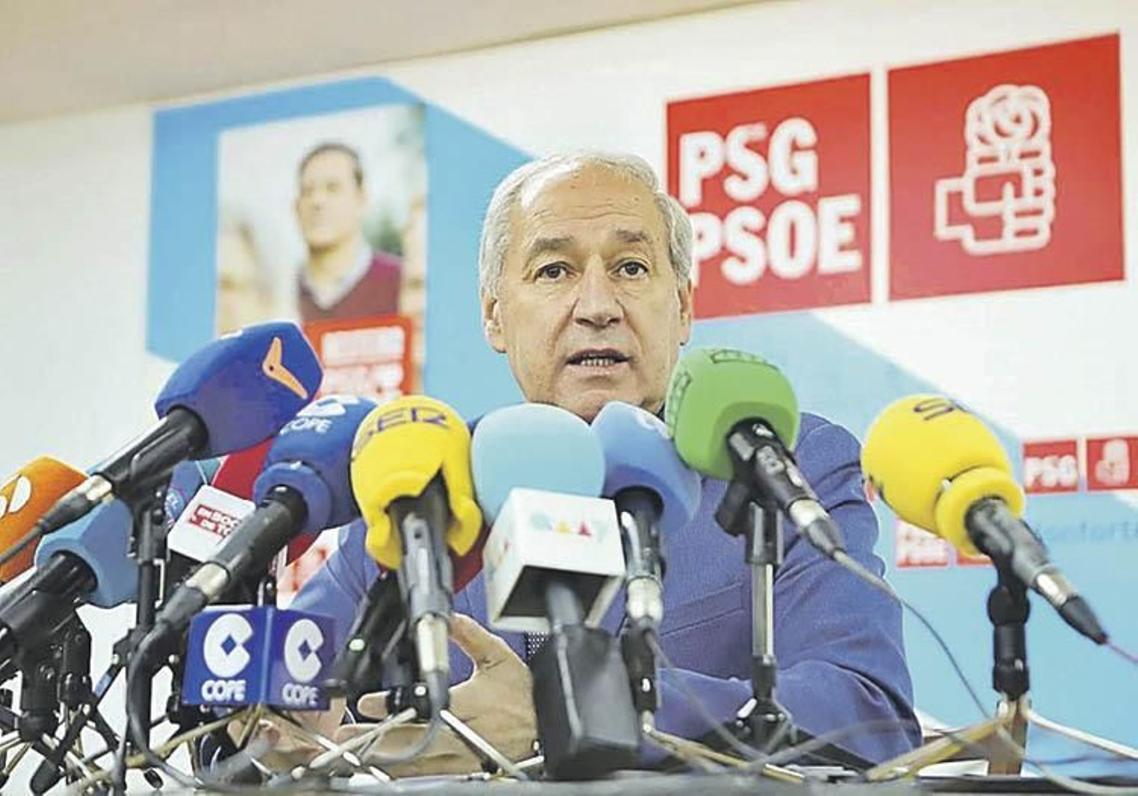 José Tomé, tras presentar a renuncia como presidenta da Deputación.