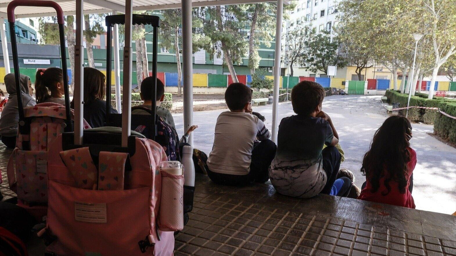 Niños en colegio de Valencia | Foto: Europa Press