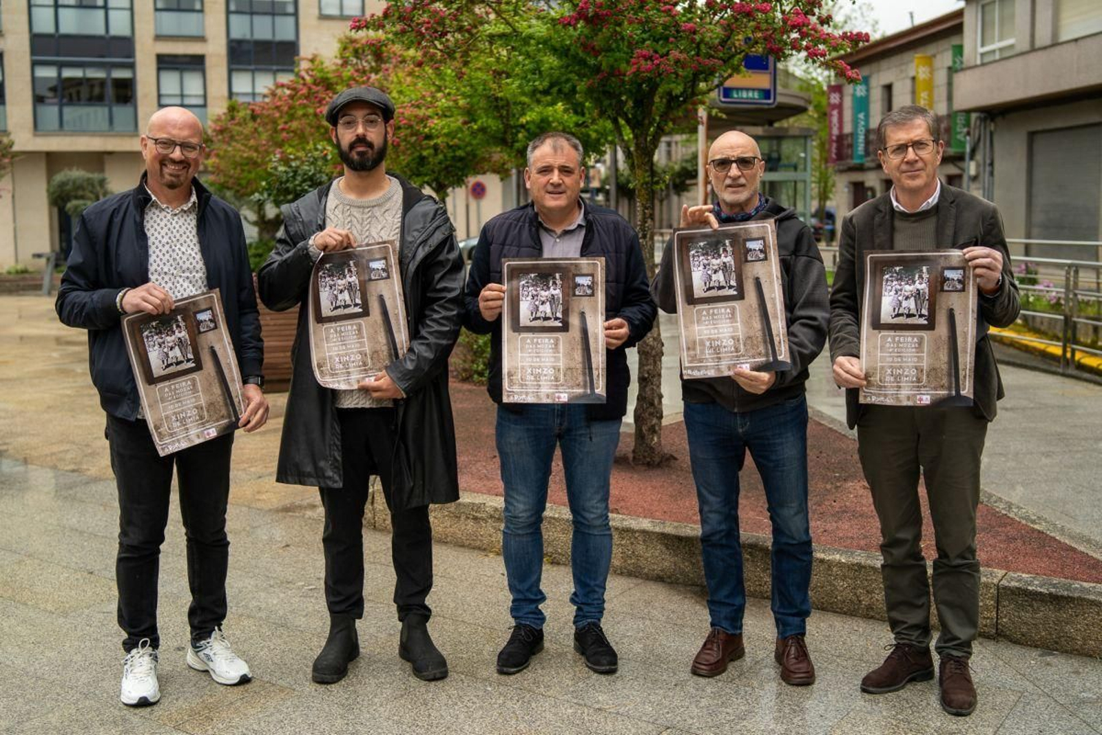 Ricardo Sieiro, Iván Prado, Amador Díaz, Jesús Fariñas e Carlos Gómez.