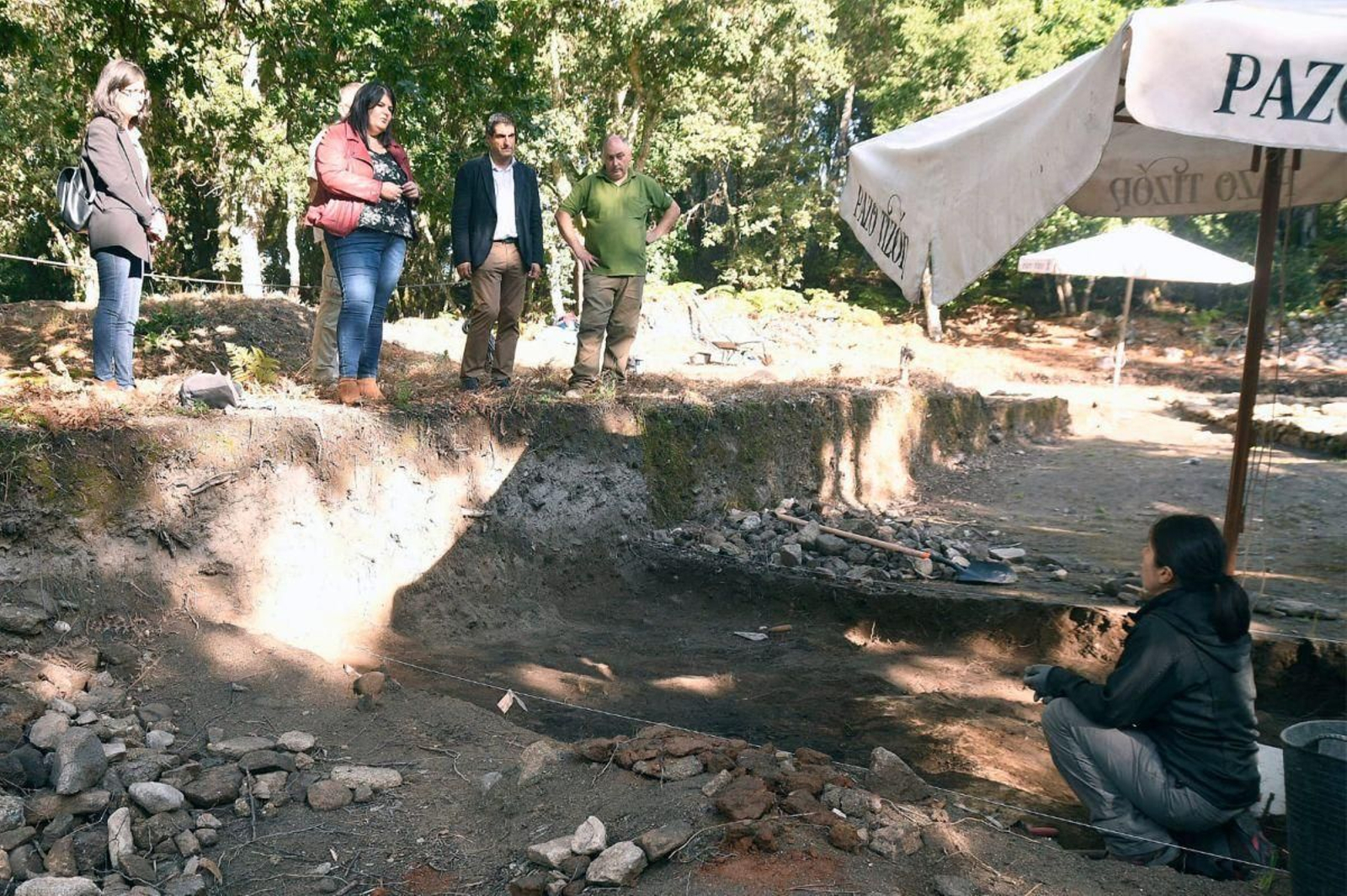 Patricia Torres, Gabriel Alén y Jorge Lamas.