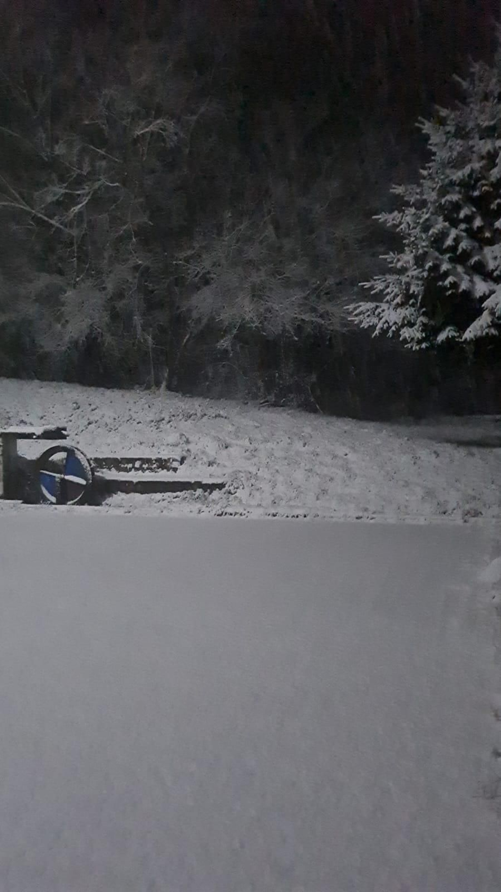 Nieve en la provincia de Ourense