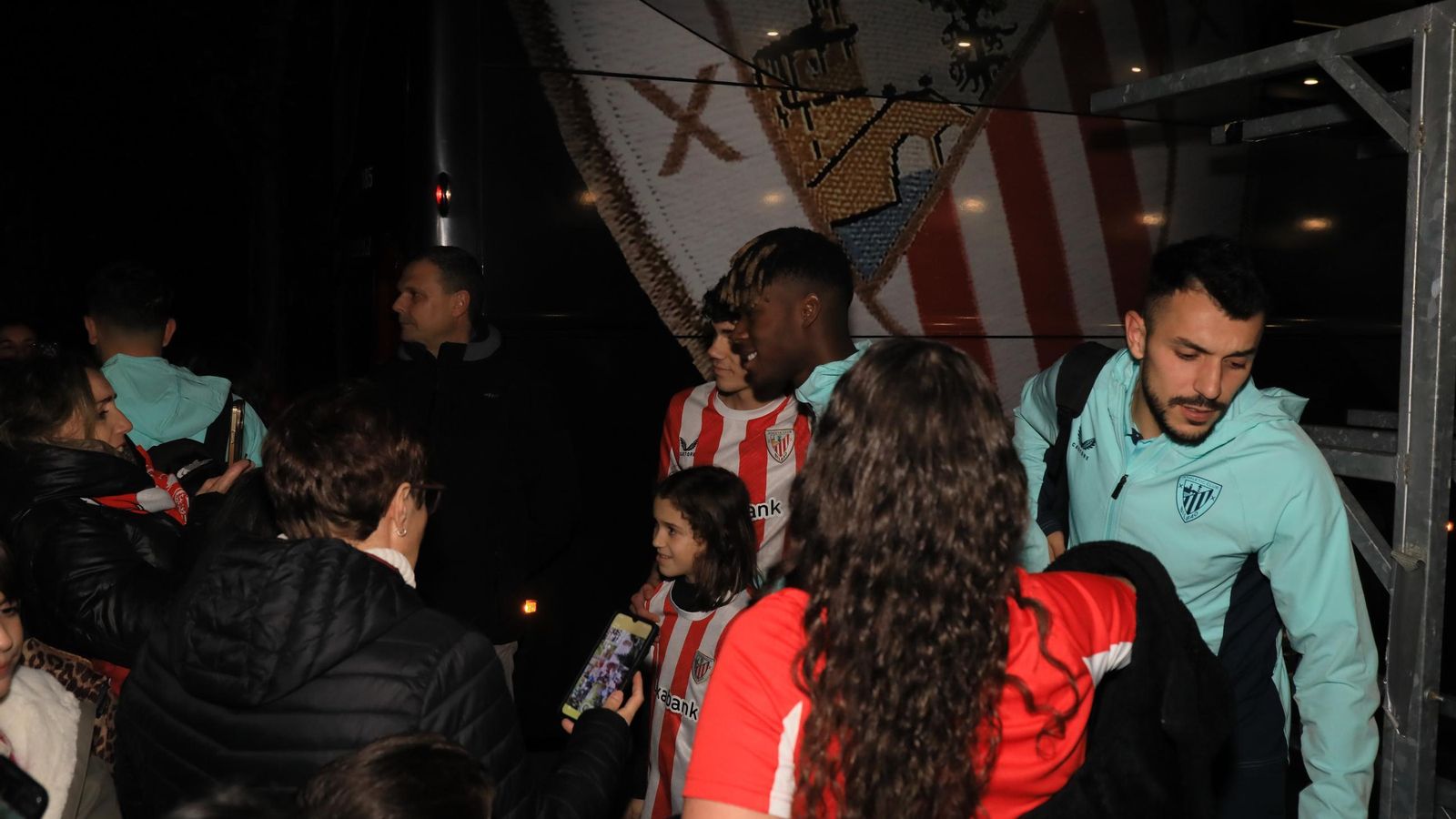 Fotografías con los jugadores