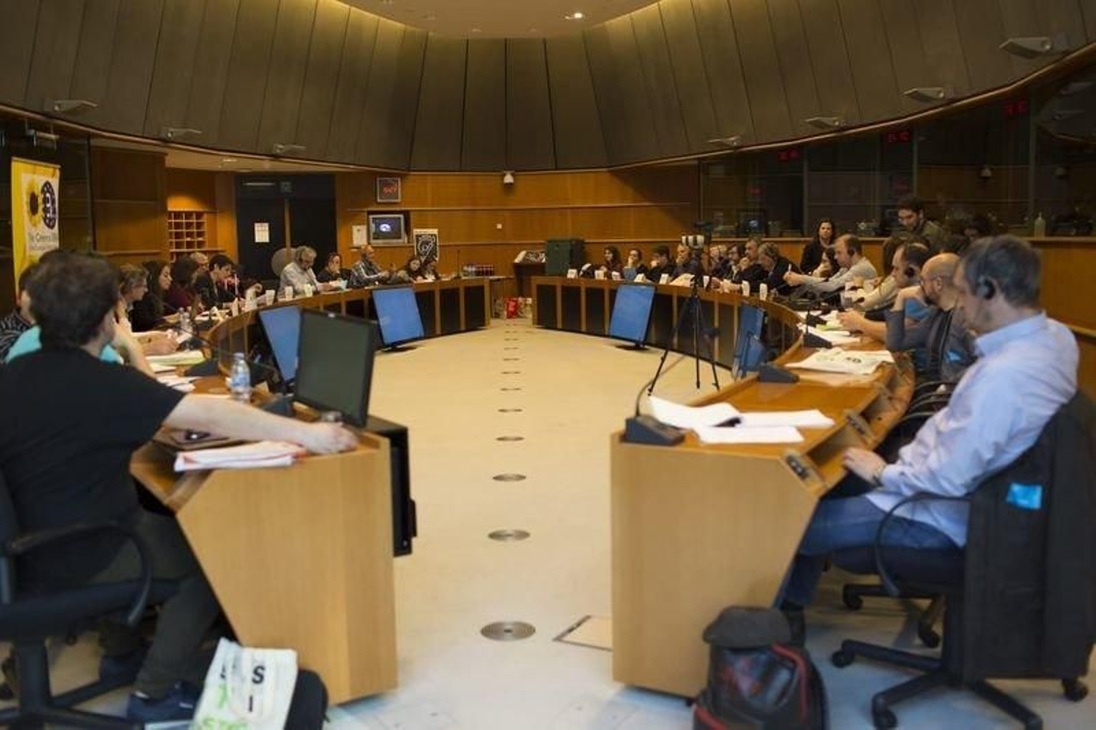 En la jornada sobre los recursos hídricos celebrada en Bruselas participaron diferentes colectivos ourensanos.