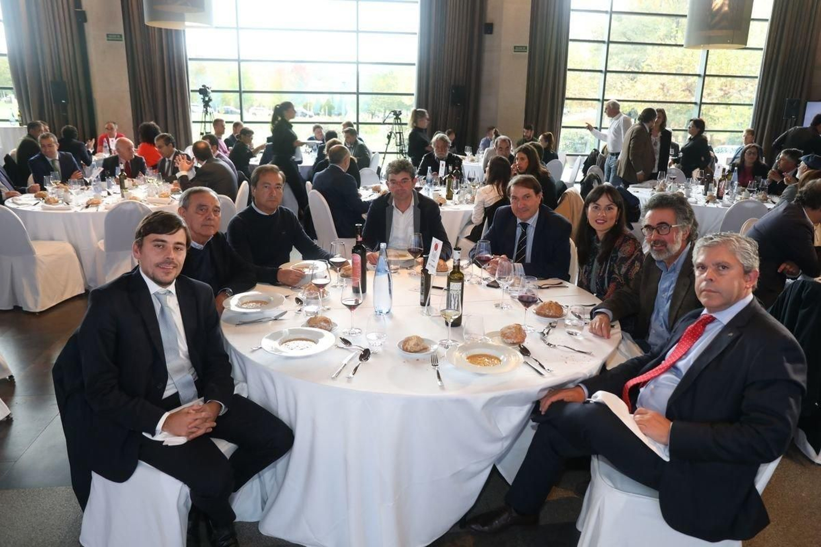 Mauro Outeiriño, Manuel Barja, Lisardo Gonzalez, Álvaro Vila, Antonio Núñez, Elisabet Sánchez, Xosé Mosquera y José Manuel Nogueira