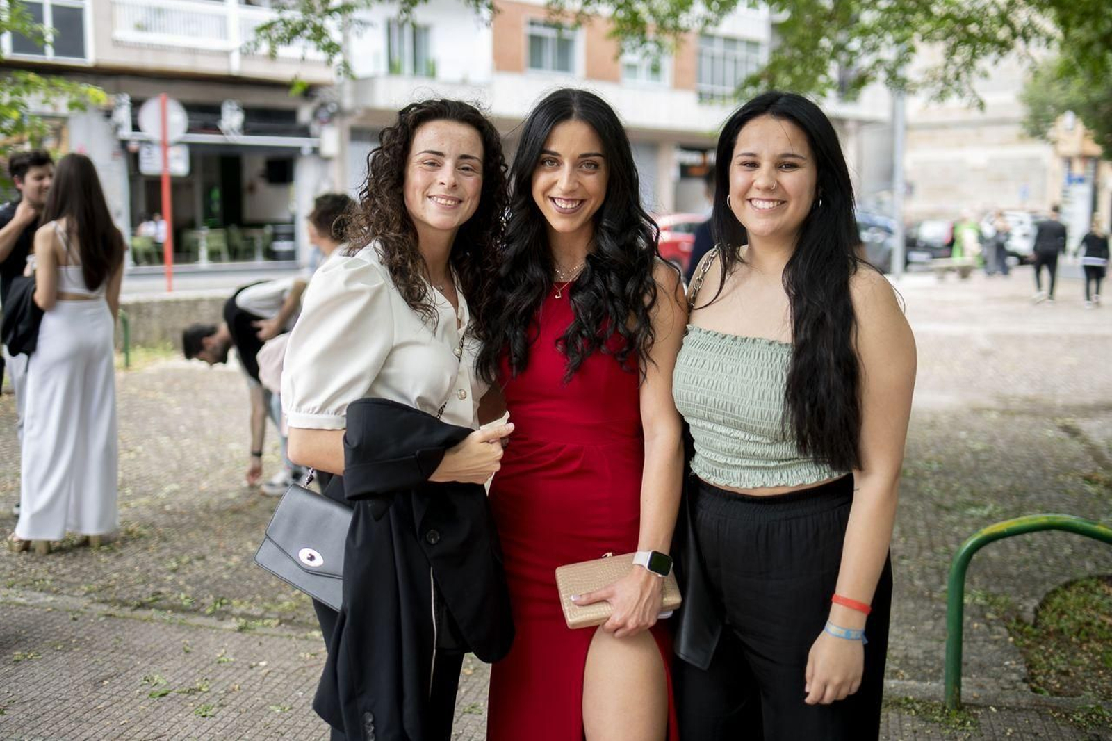 Paula, Lucía, Nerea.
Foto: Xesús Fariñas