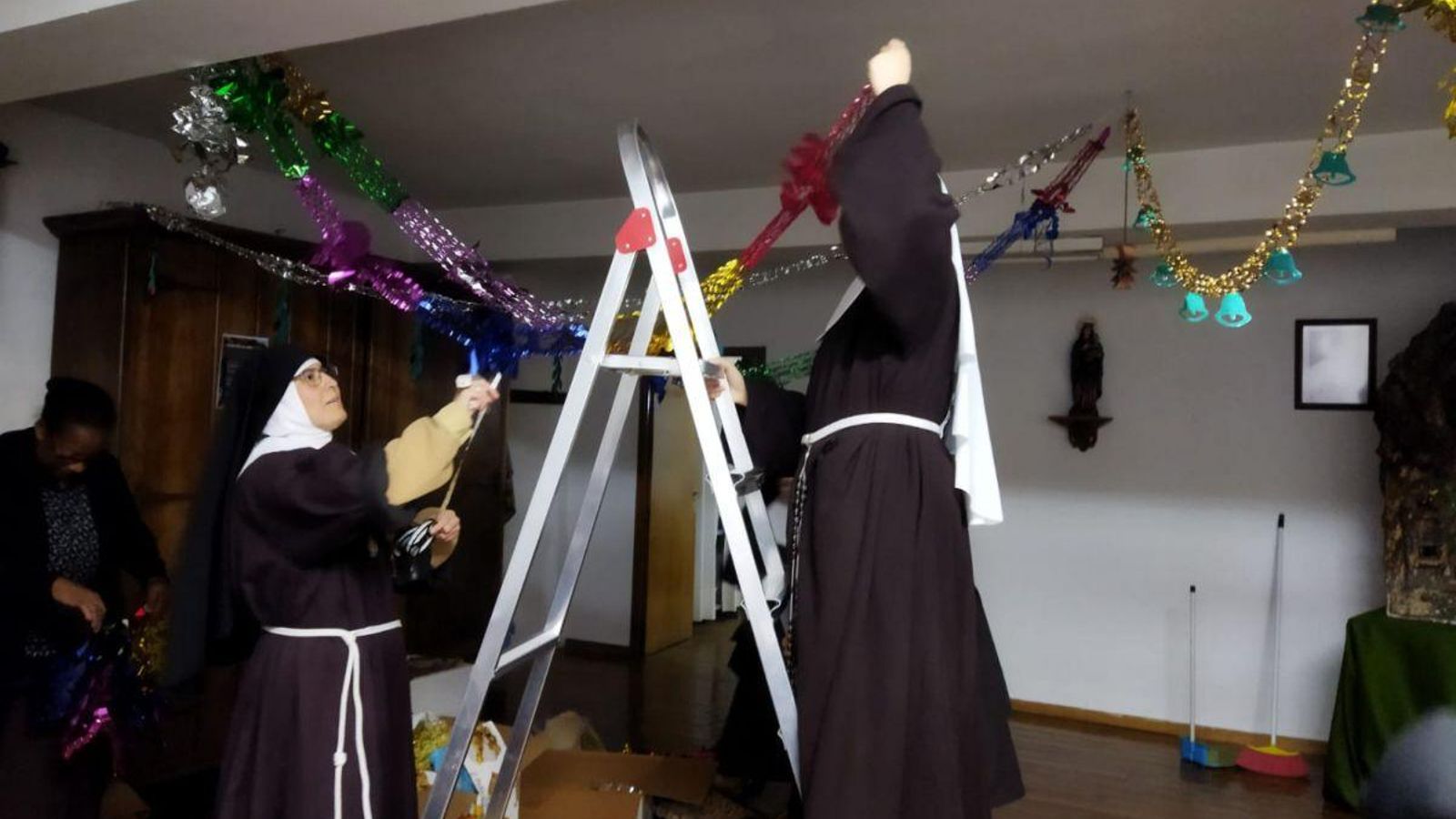 Toques navideños para crear ambiente.