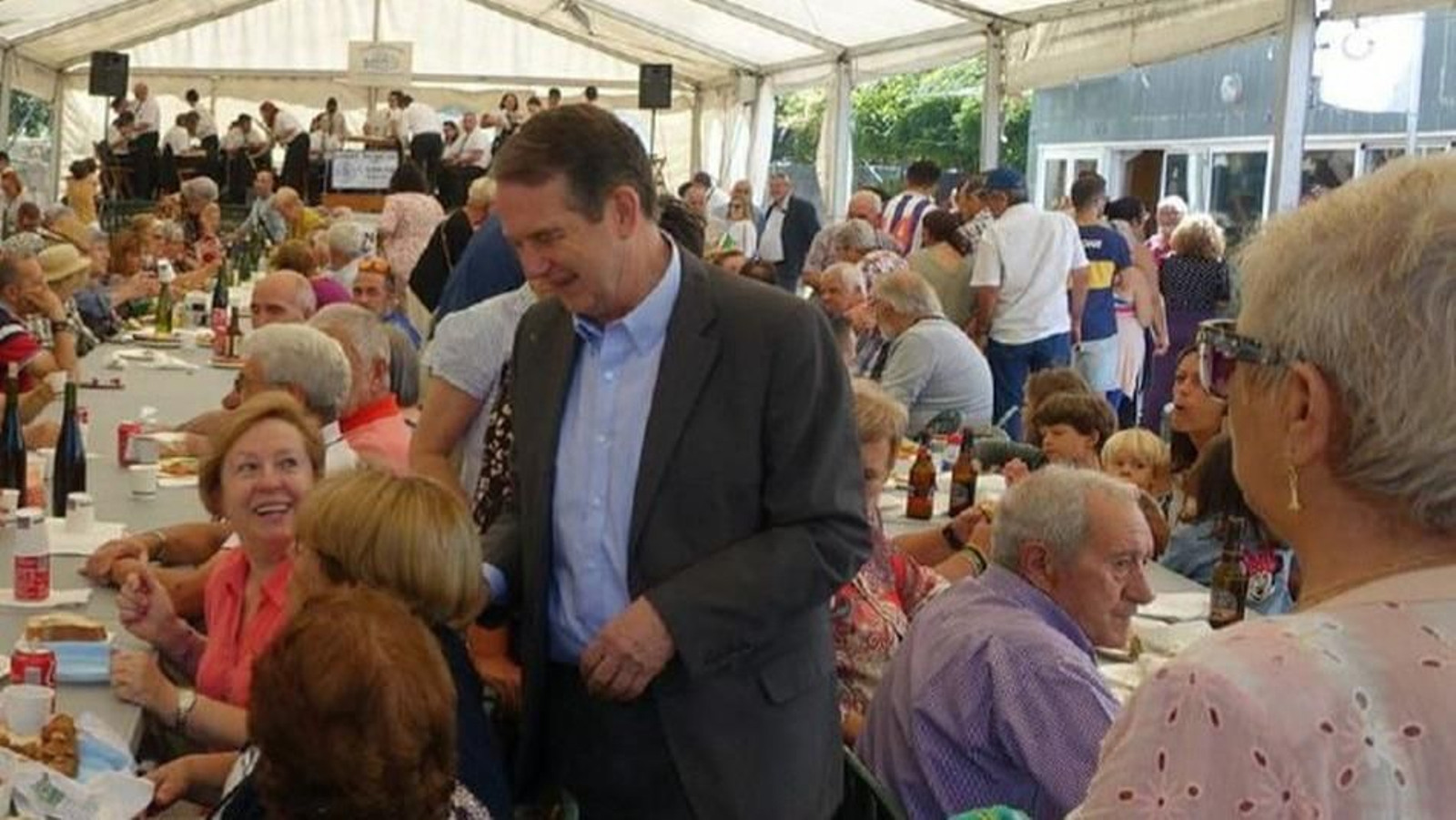 Marta Fernández-Tapias asistió a la celebración de la Festa do Xurelo.